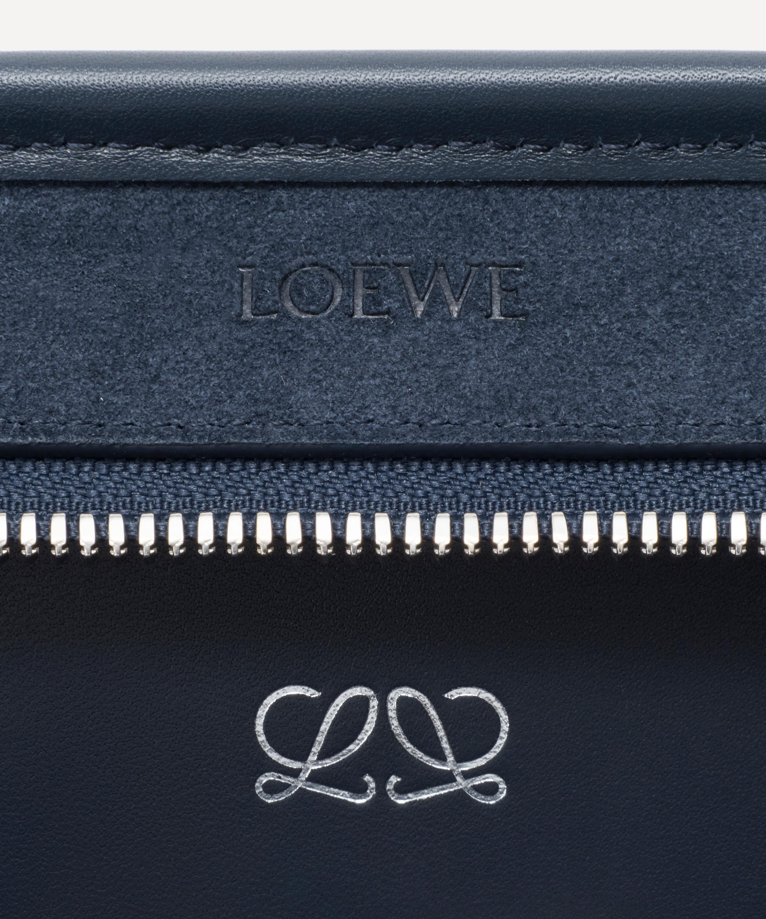 Loewe - Small Amazona 180 Deep Navy Leather Top Handle Bag image number 11