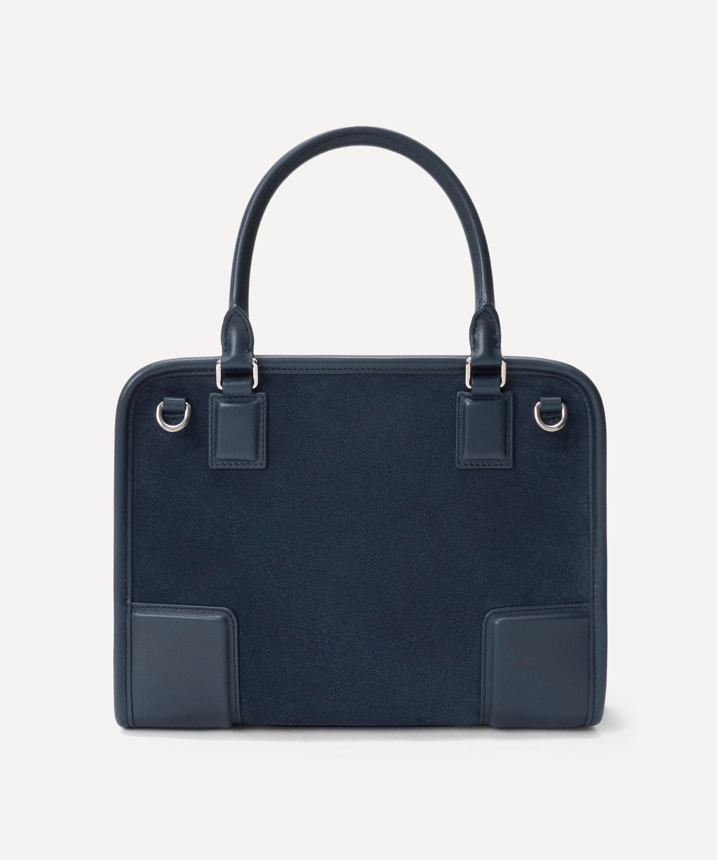 Loewe - Small Amazona 180 Deep Navy Leather Top Handle Bag image number 4
