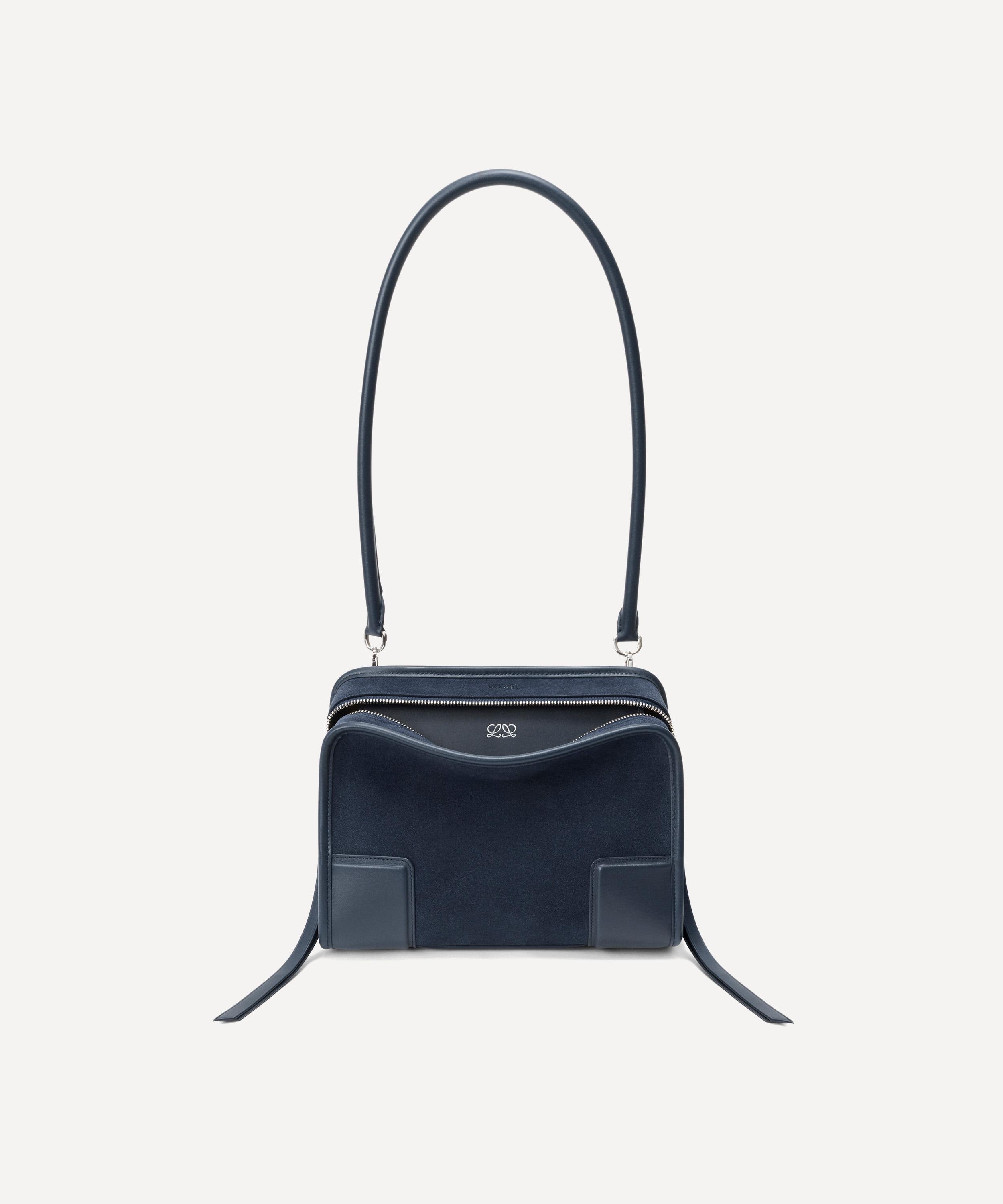 Loewe - Small Amazona 180 Deep Navy Leather Top Handle Bag image number 5