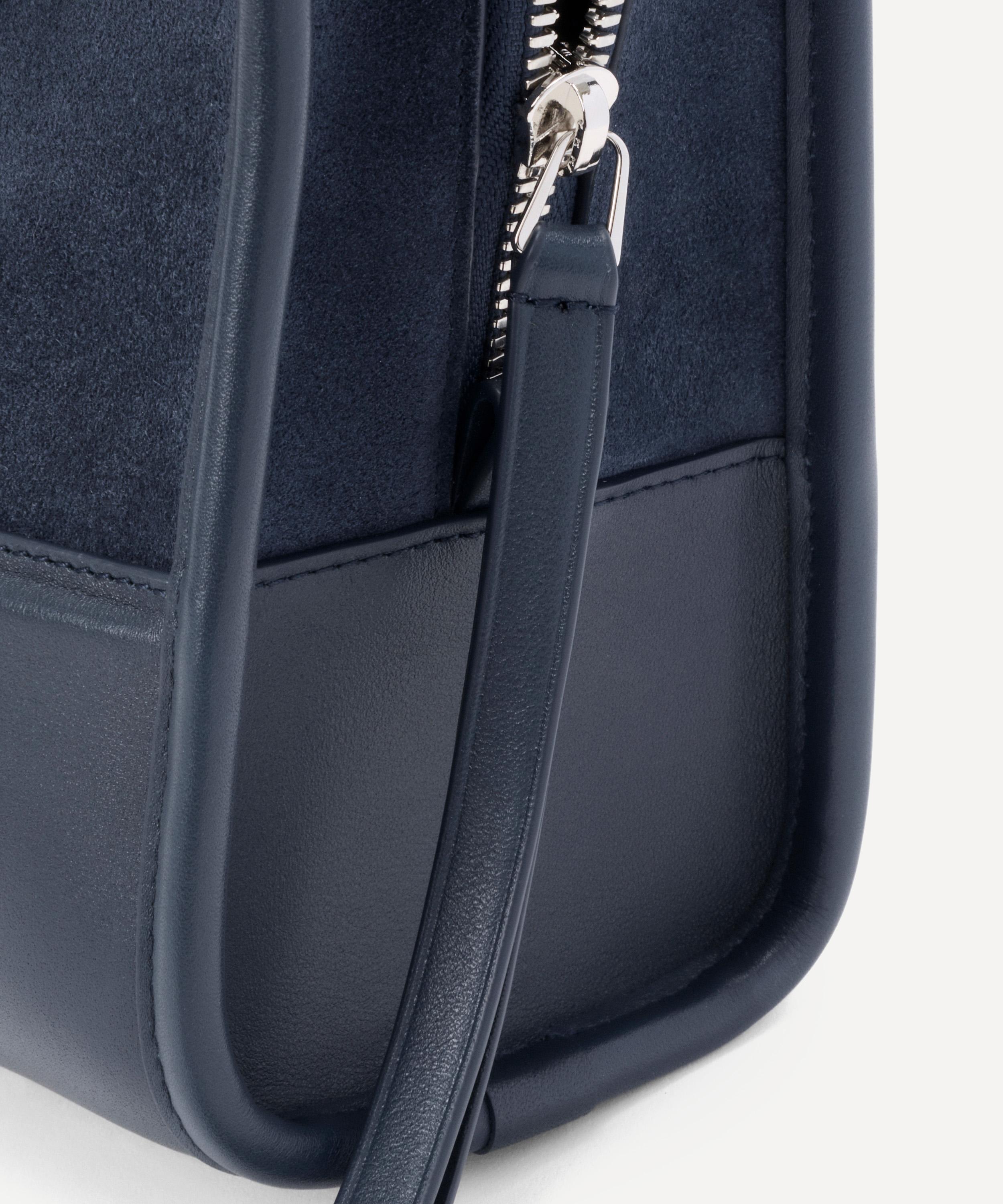 Loewe - Small Amazona 180 Deep Navy Leather Top Handle Bag image number 7