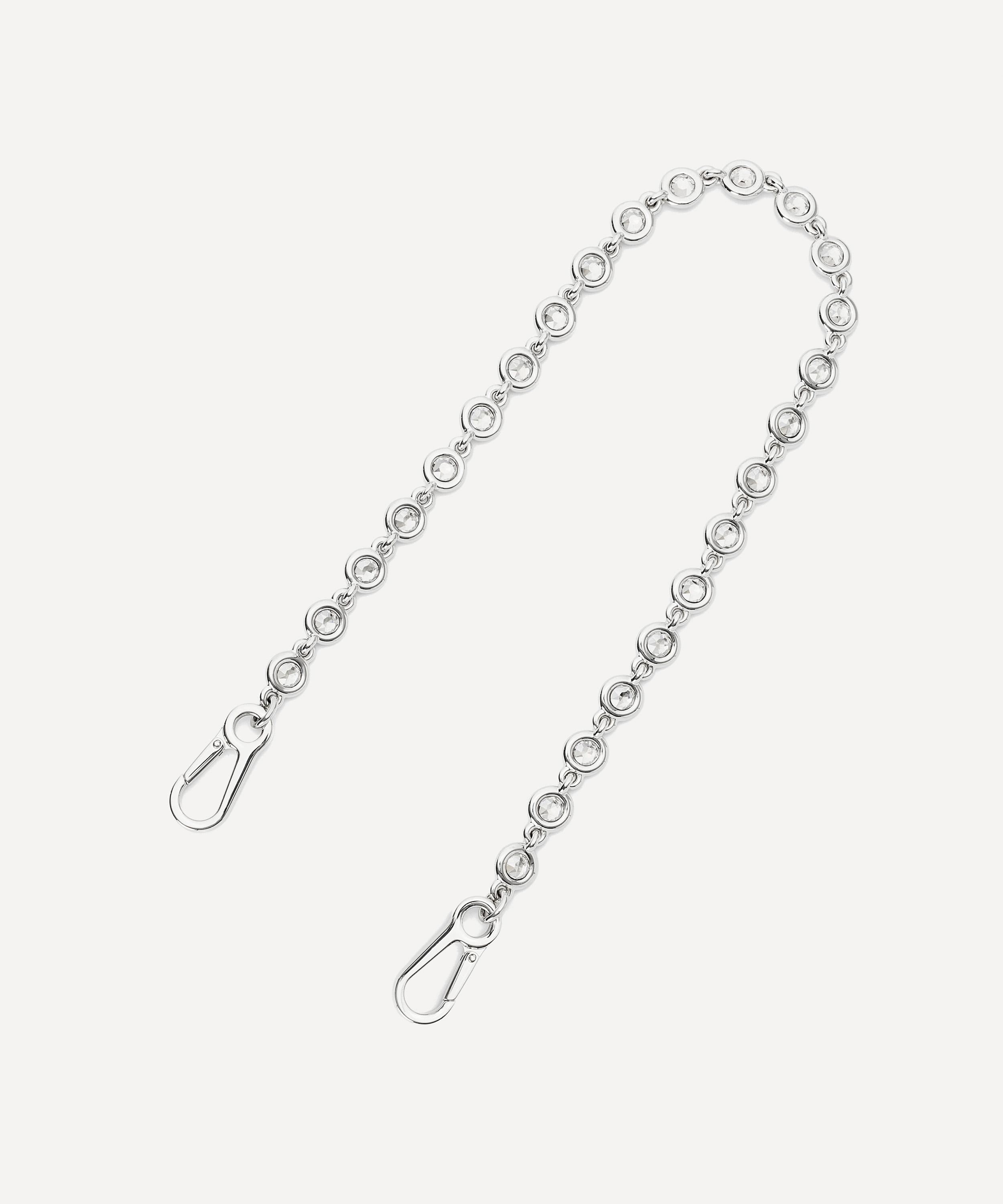 Loewe - Silver-Tone Donut Chain with Crystals Bag Strap