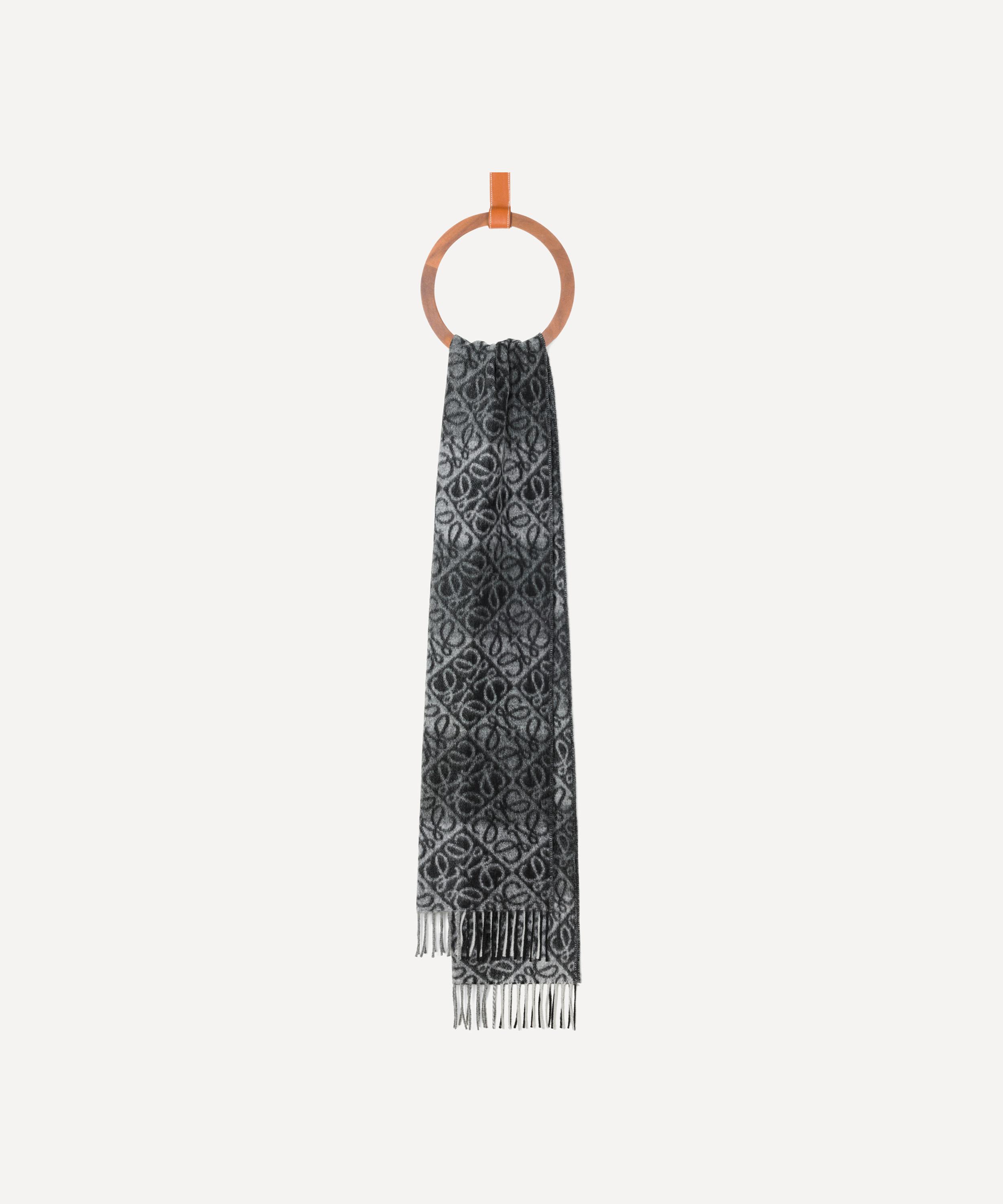 Loewe - Black Anagram Wool-Blend Scarf image number 1