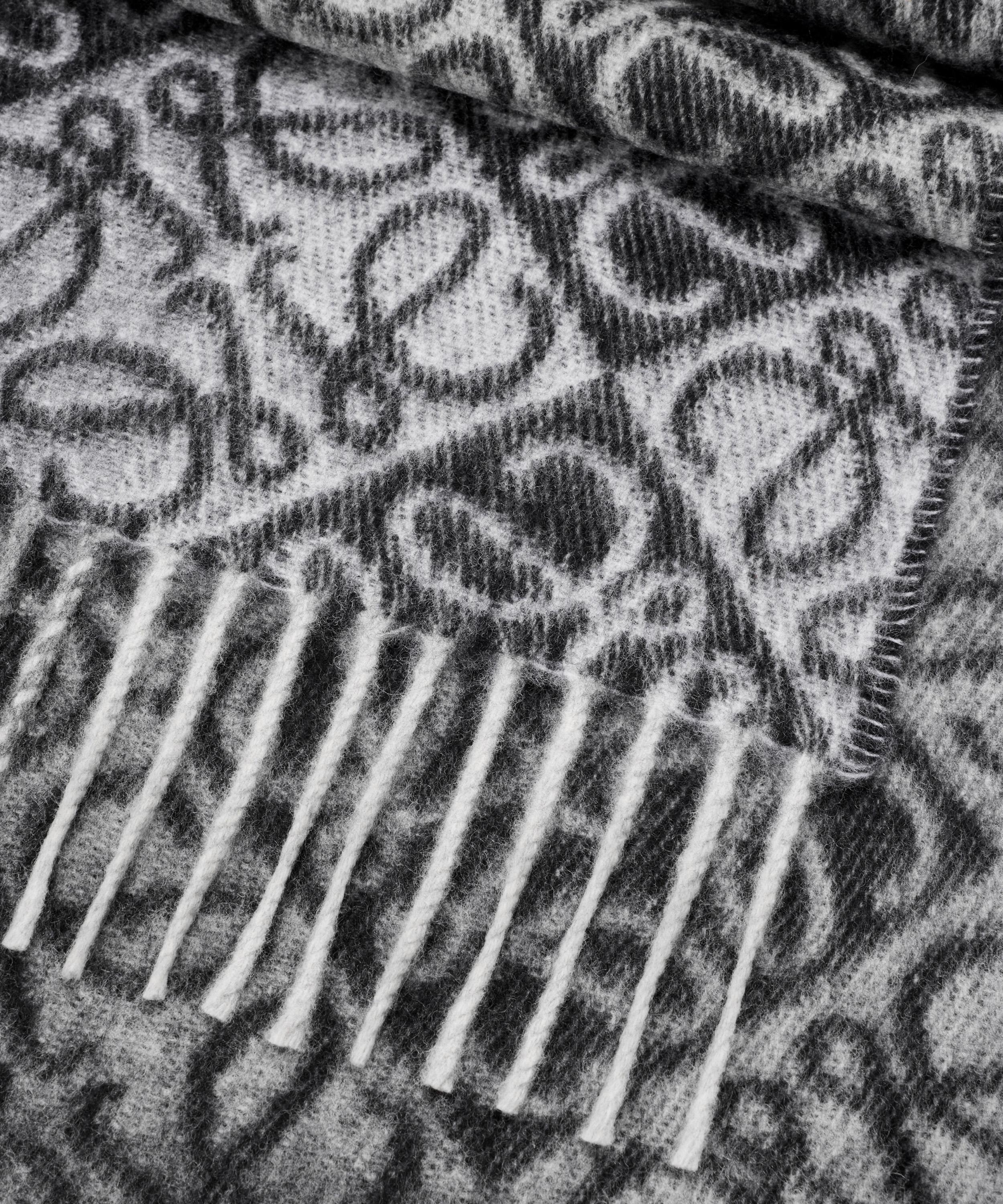 Loewe - Black Anagram Wool-Blend Scarf image number 2