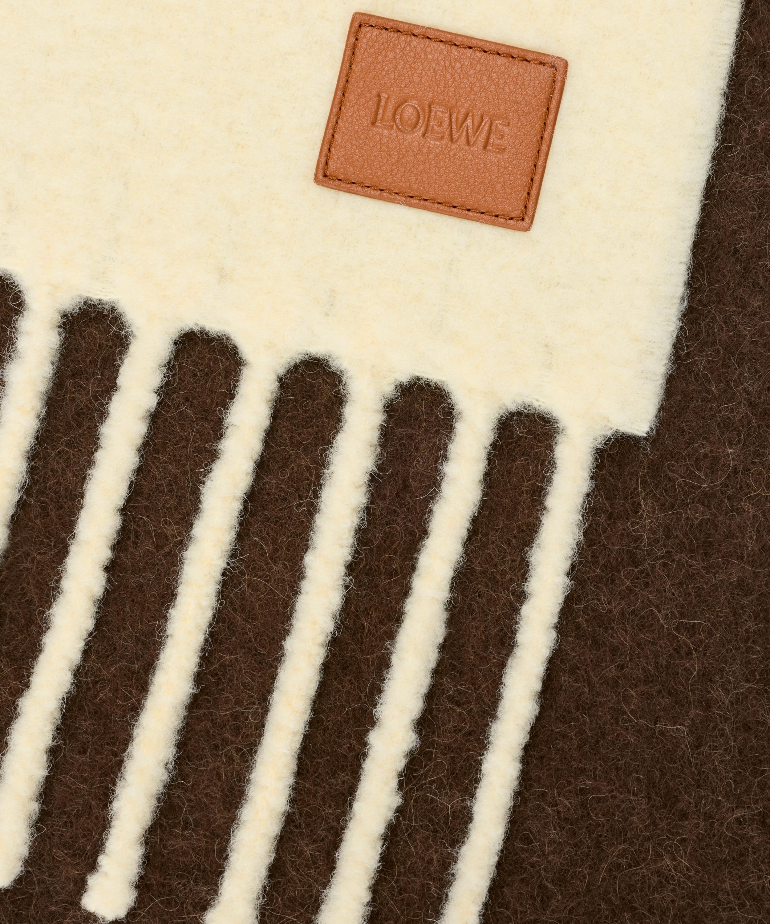 Loewe - Bicolour Wool Blend Scarf image number 2