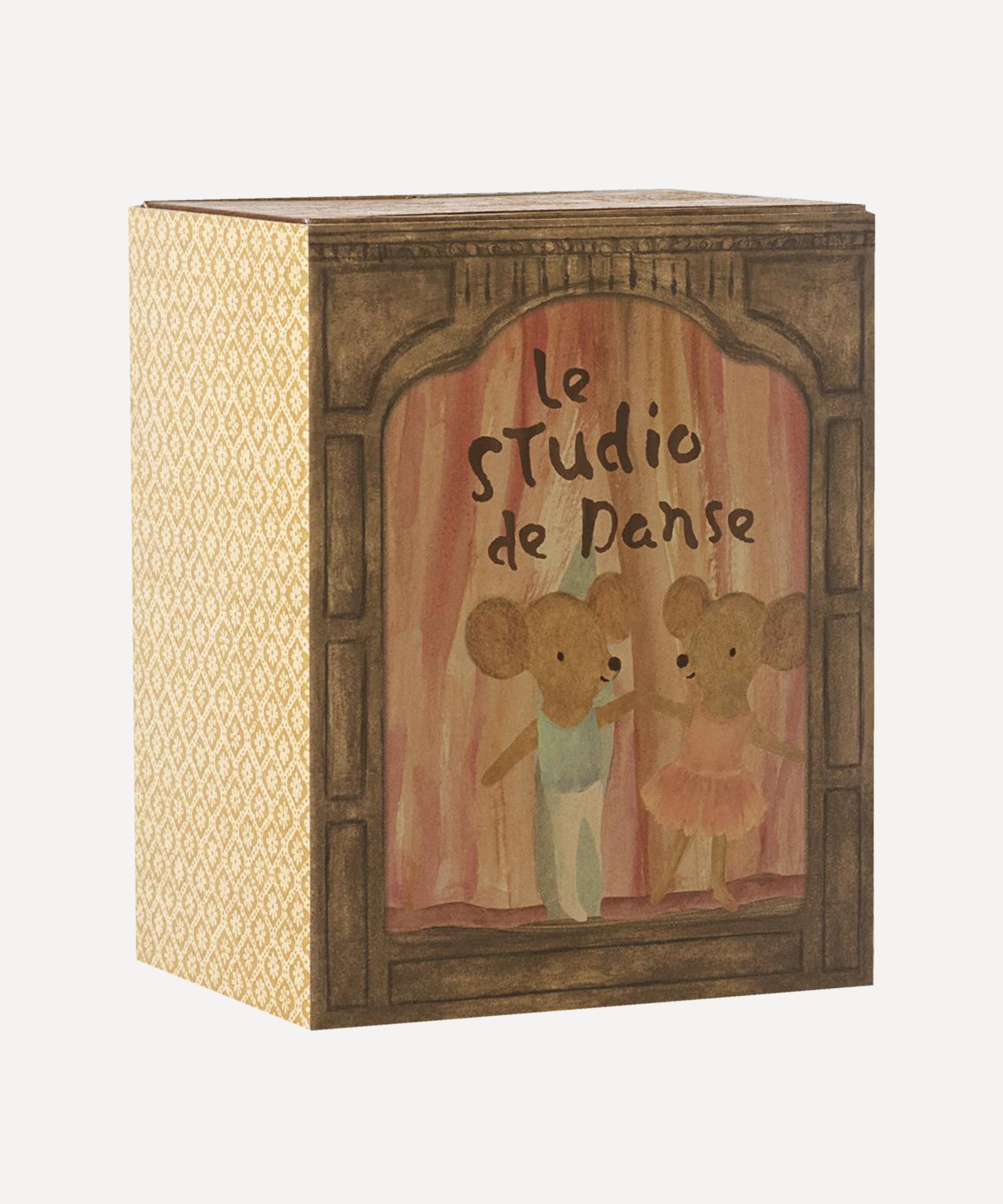 Maileg - Ballet Mice in Dance Studio Toy Box image number 3
