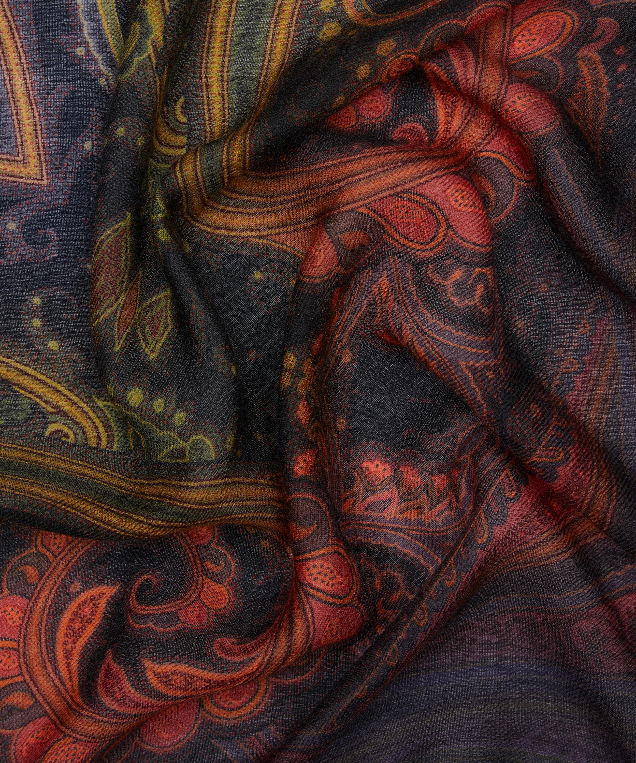 Etro - Wool-Blend Degrad&eacute; Shawl image number 3