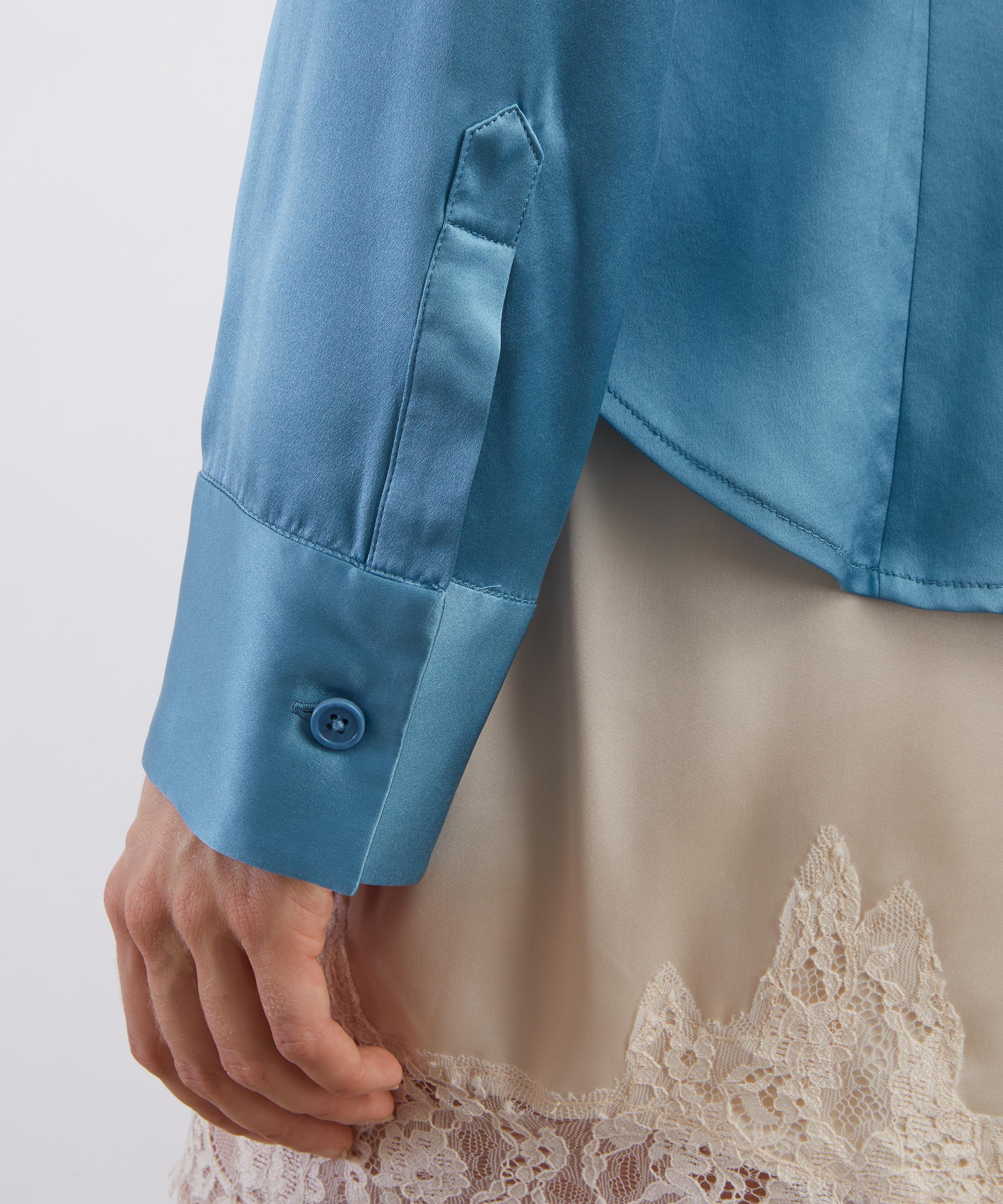 Reformation - Raya Fitted Silk Shirt image number 4