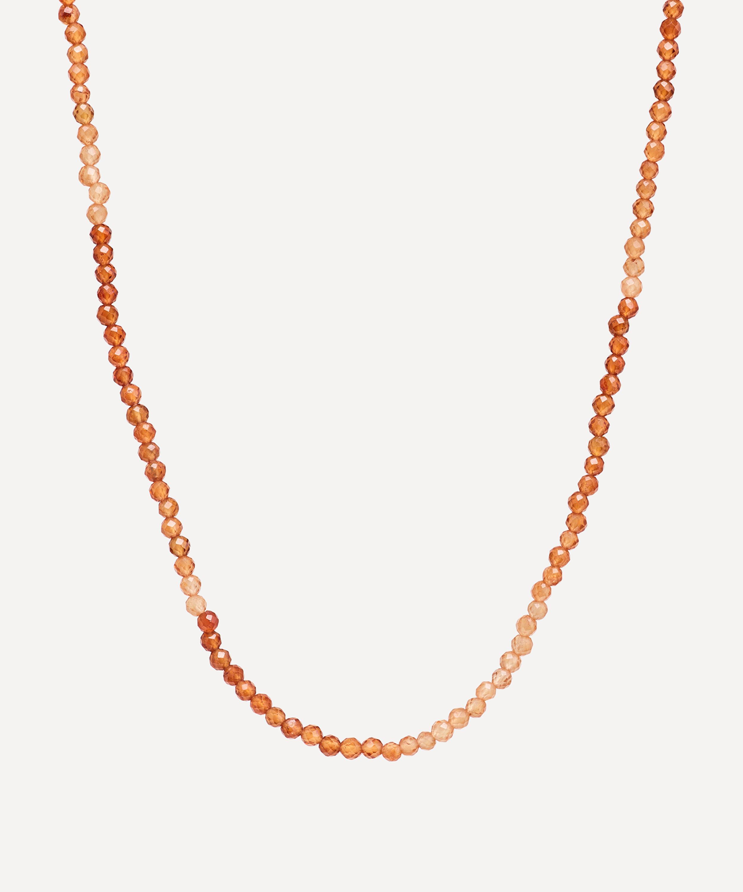 Anna + Nina - Hessonite Gemstone Necklace image number 0
