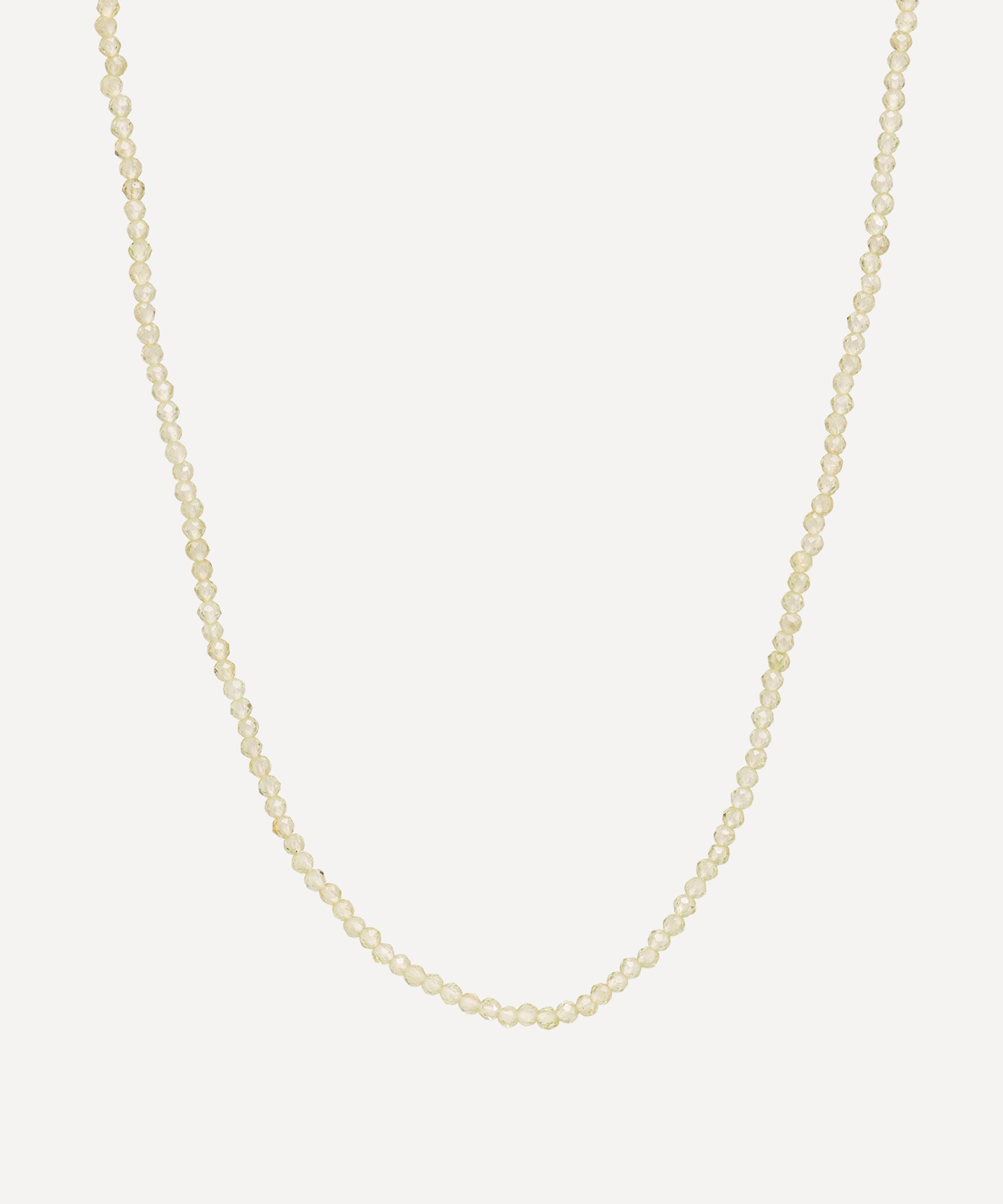 Anna + Nina - Peridot Gemstone Necklace image number 0