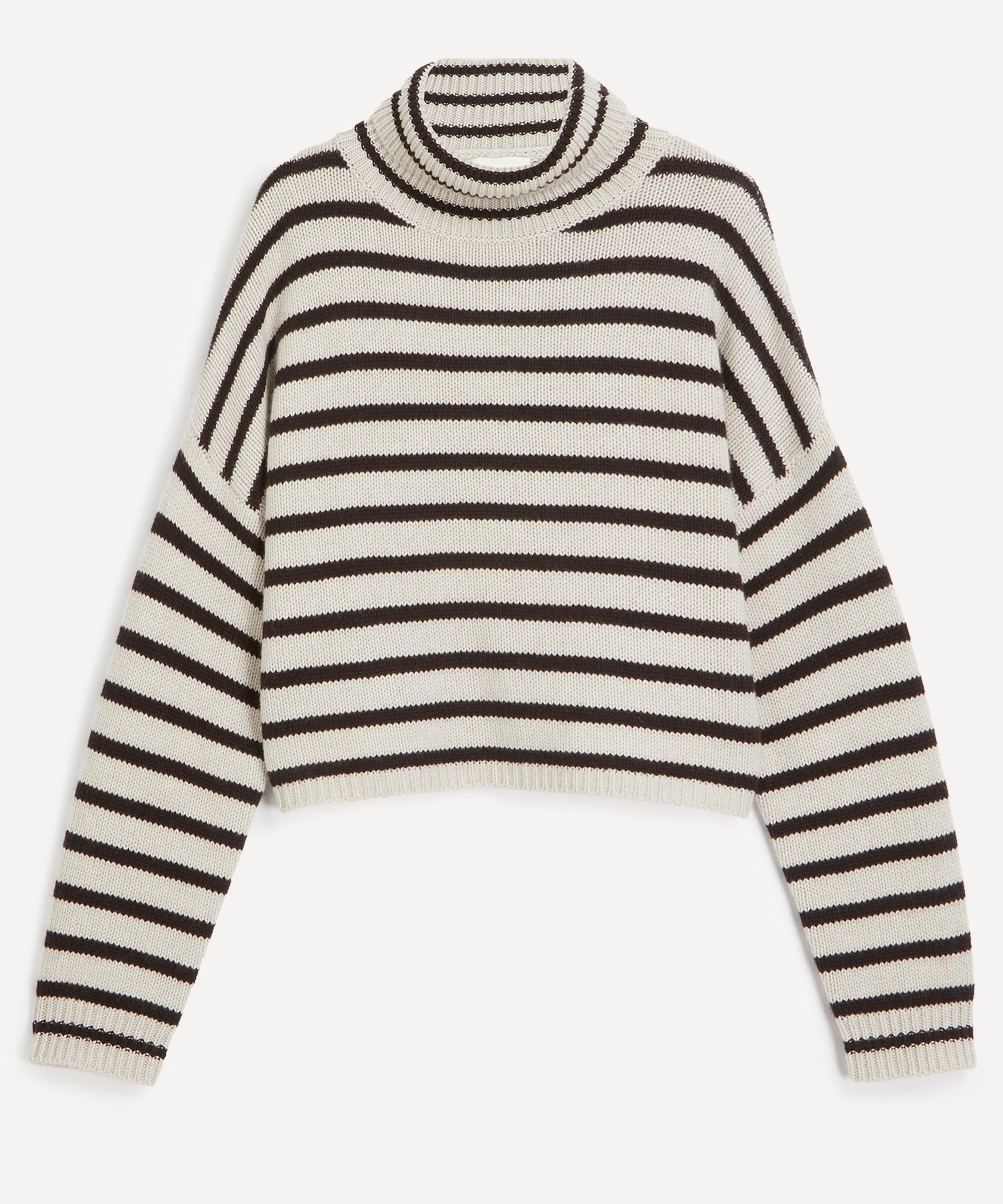 LISA YANG - Zerlina Striped Cashmere Jumper image number 0