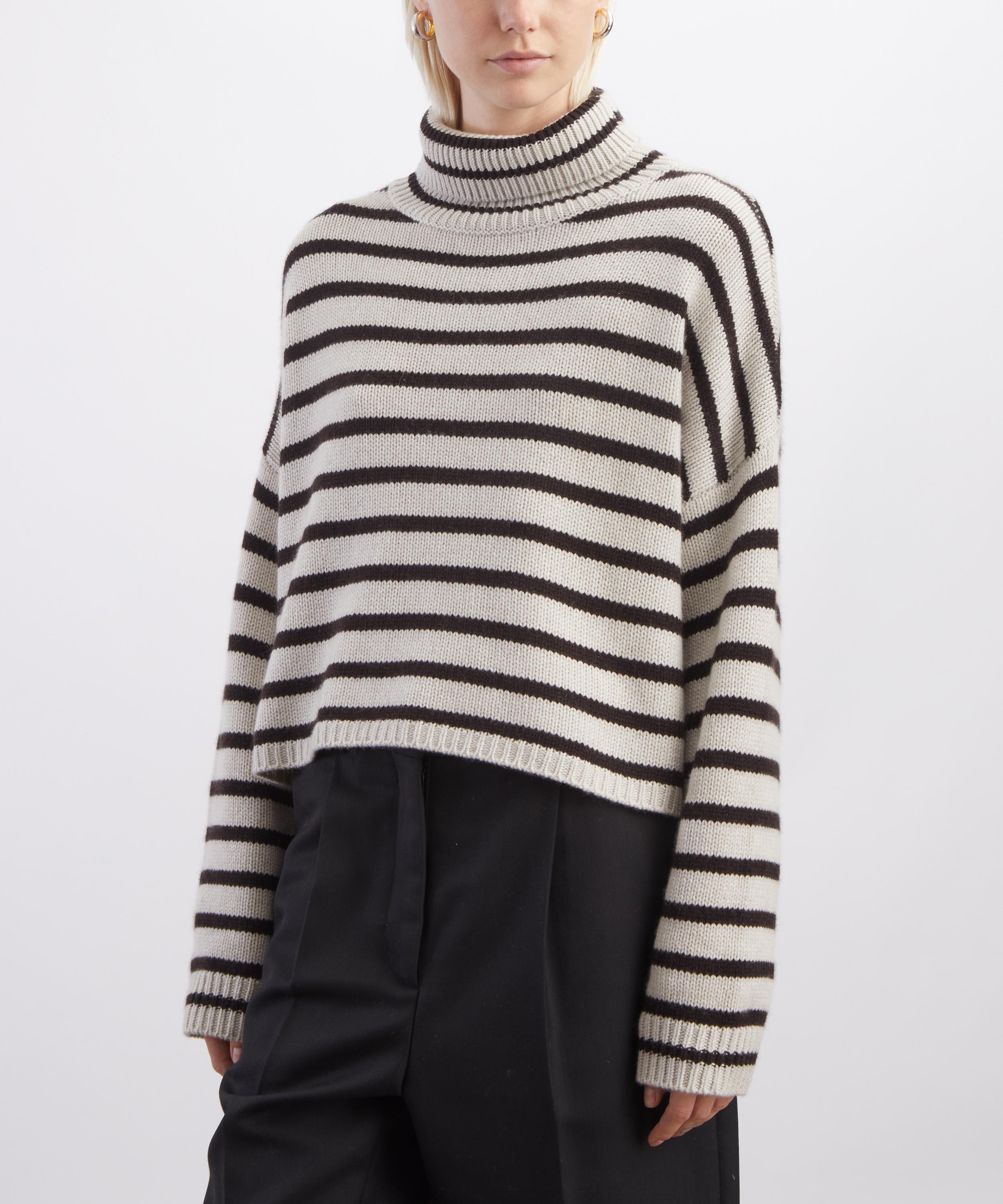 LISA YANG - Zerlina Striped Cashmere Jumper image number 2