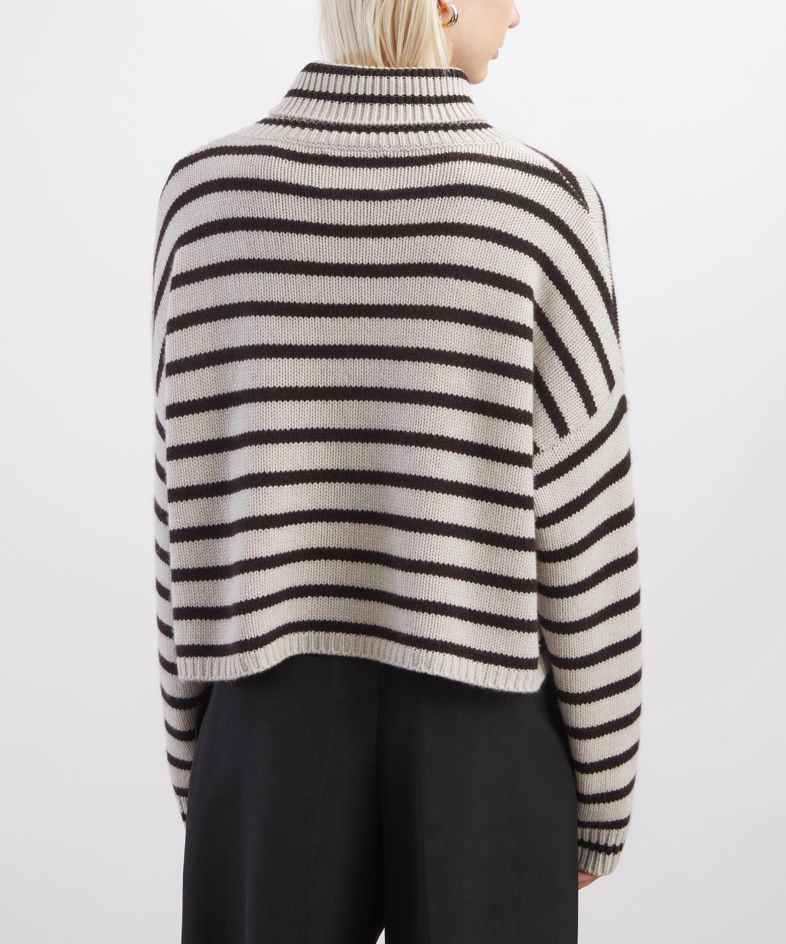 LISA YANG - Zerlina Striped Cashmere Jumper image number 3