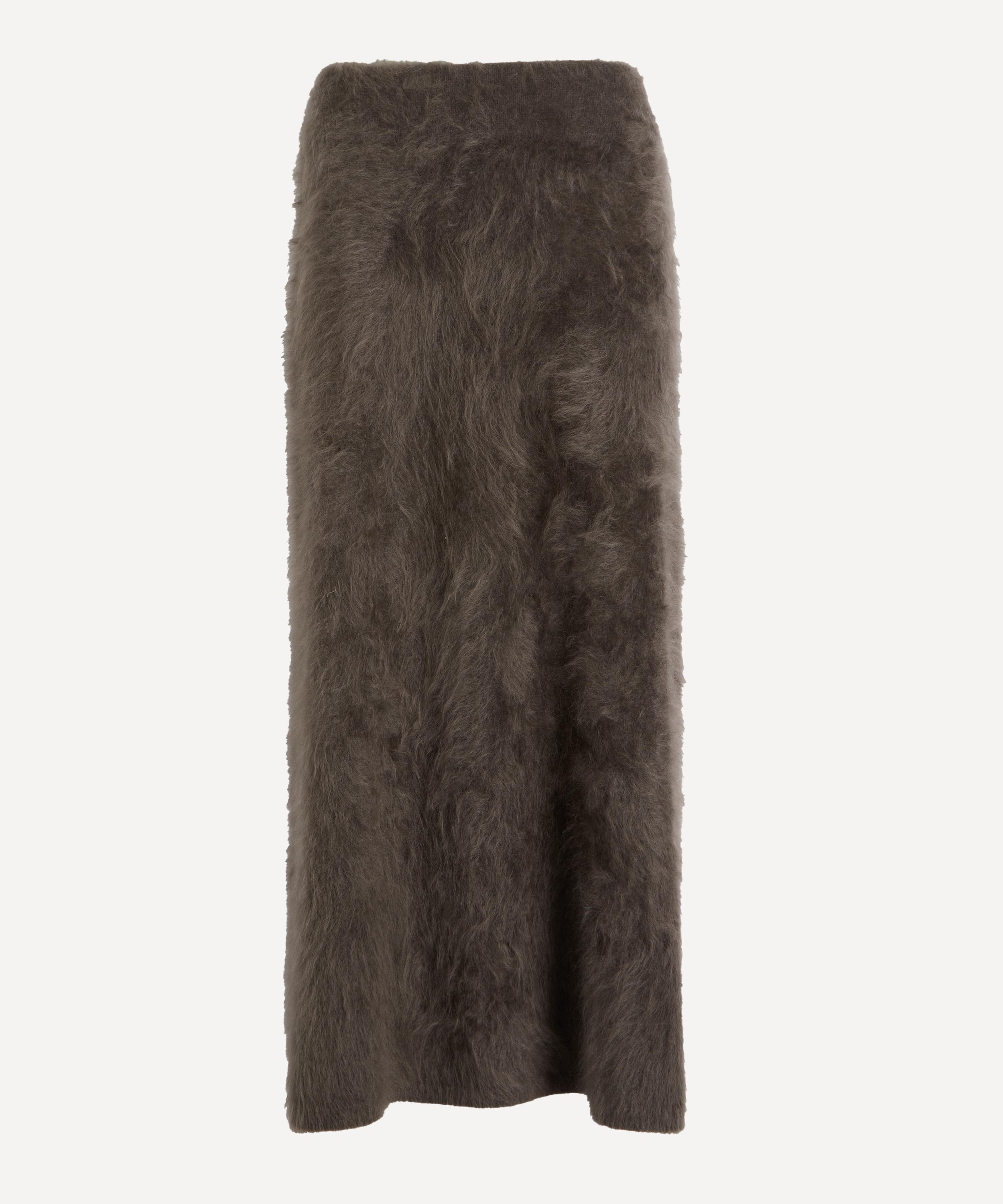 LISA YANG - Asta Brushed Cashmere Skirt image number 0