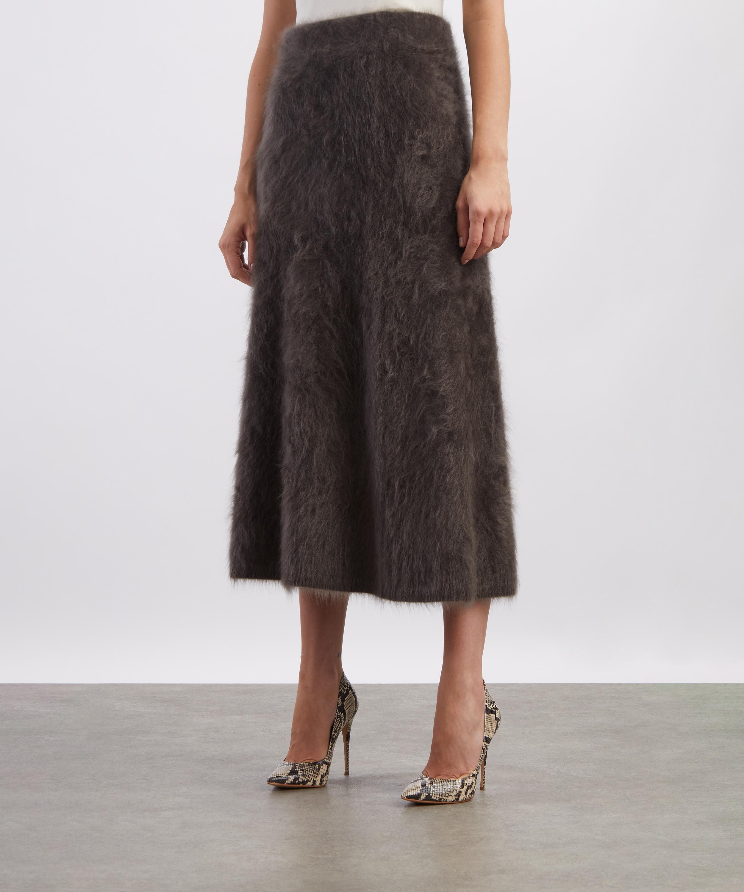 LISA YANG - Asta Brushed Cashmere Skirt image number 2
