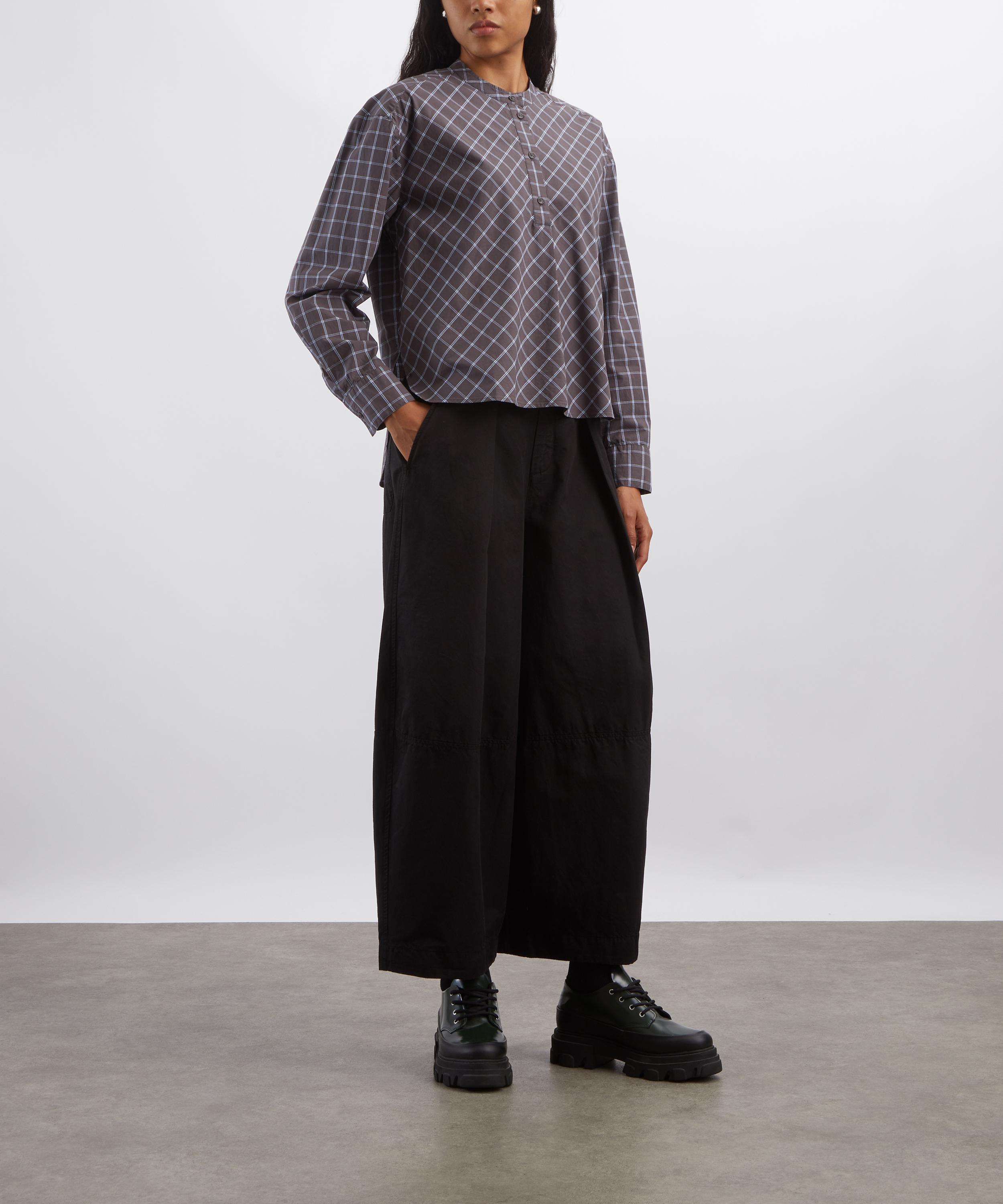 YMC - Deadbeat High-Rise Wide-Leg Trousers image number 1