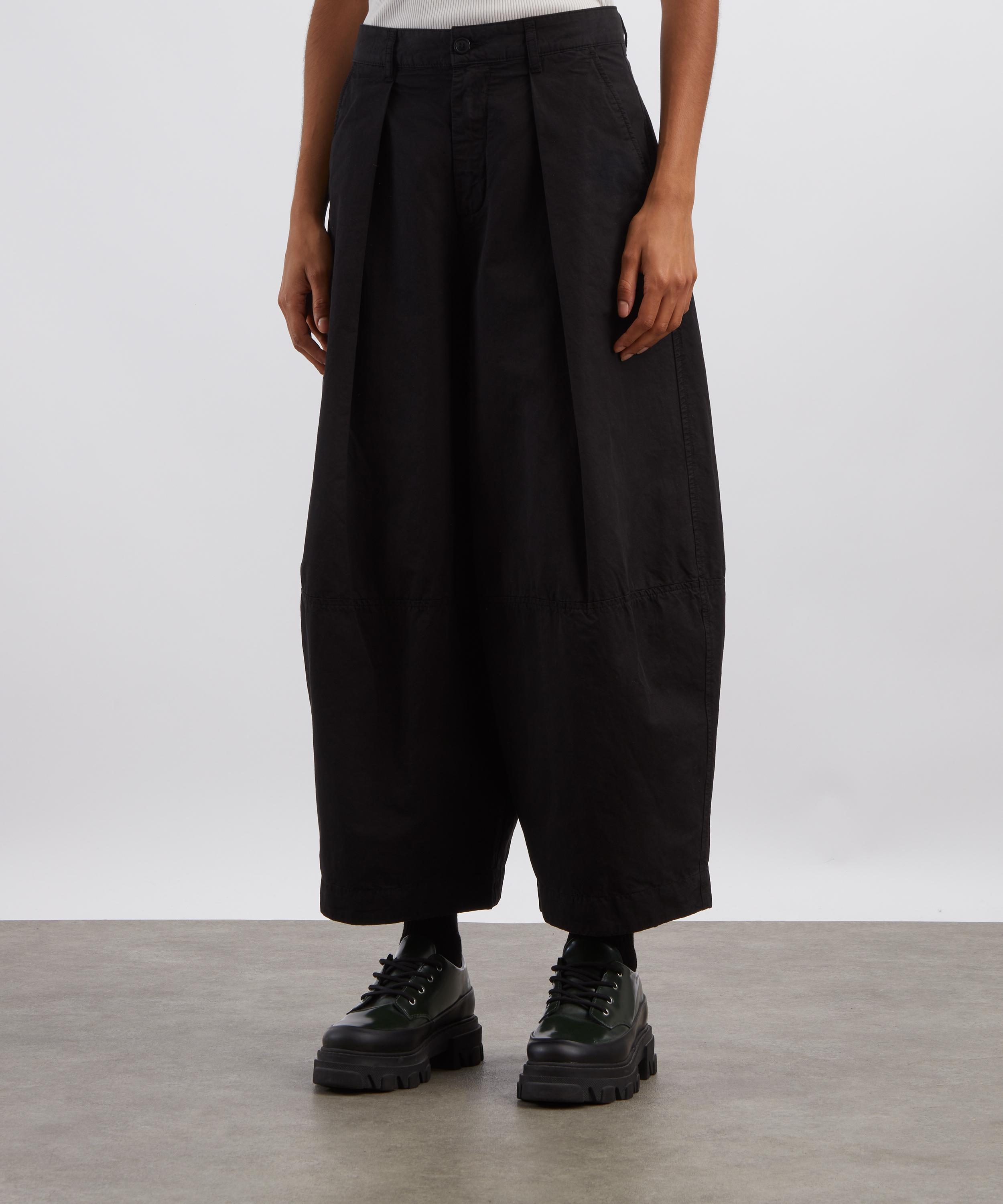YMC - Deadbeat High-Rise Wide-Leg Trousers image number 2