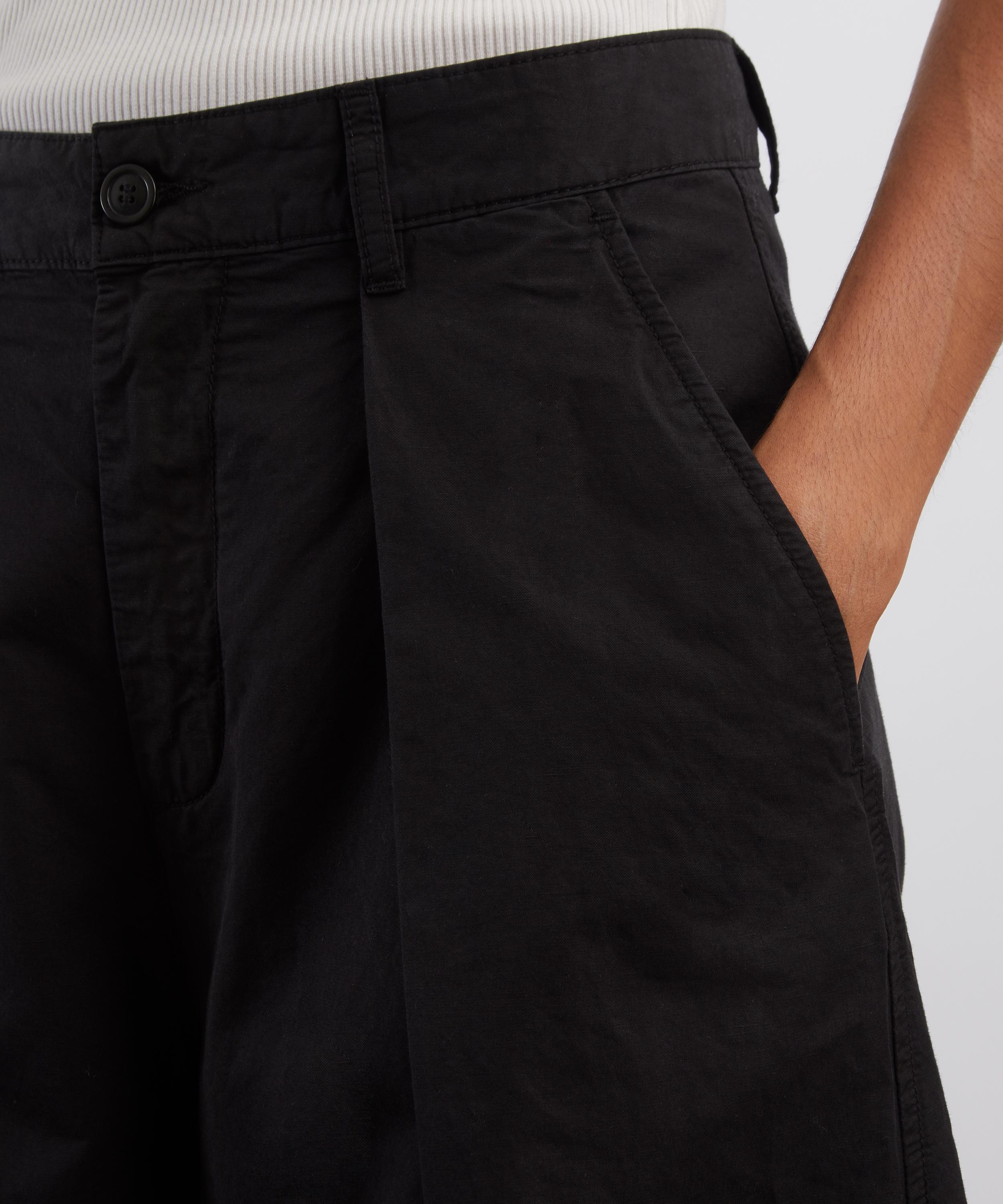 YMC - Deadbeat High-Rise Wide-Leg Trousers image number 4