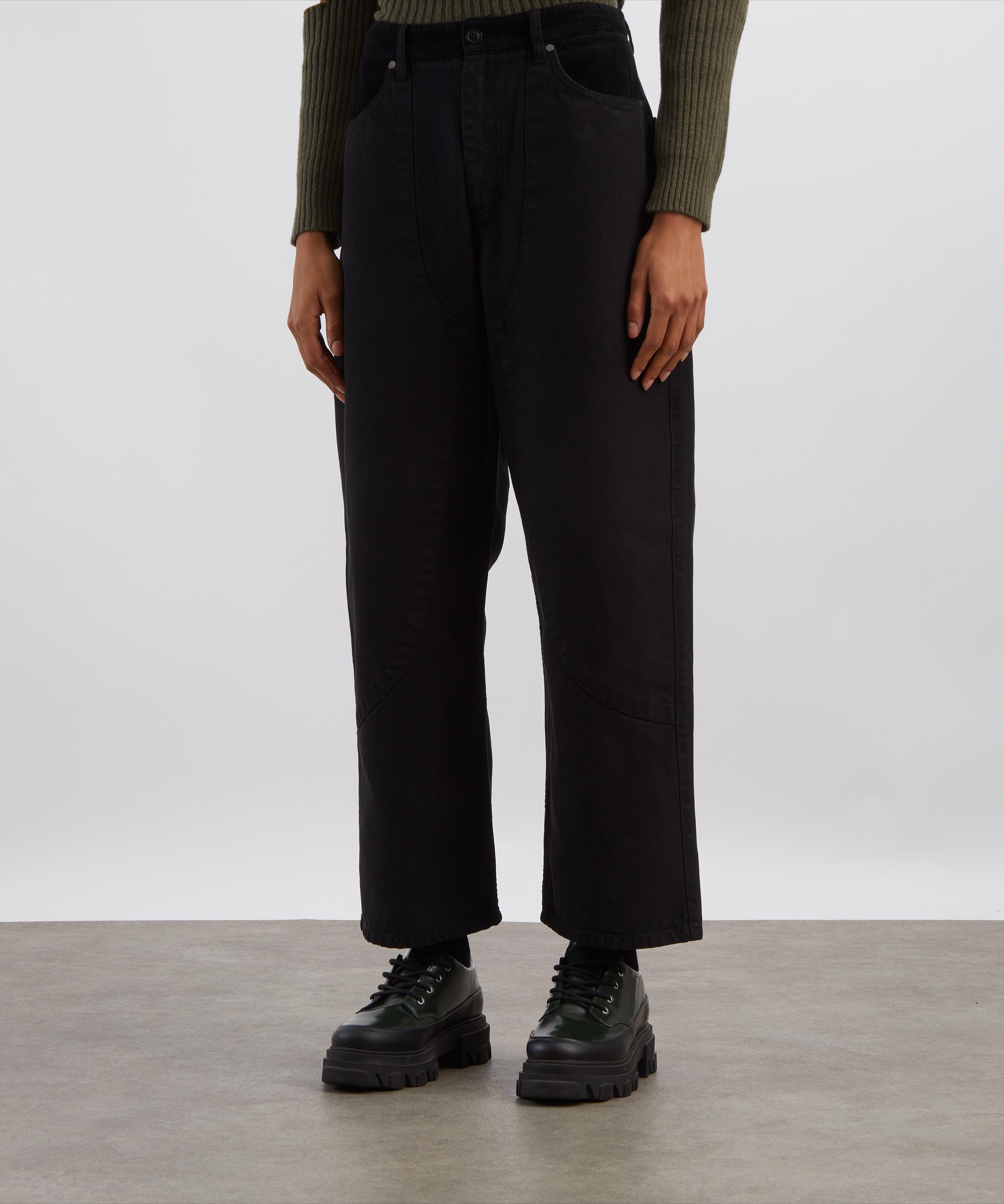 YMC - Needle High-Waist Straight-Leg Trousers image number 2