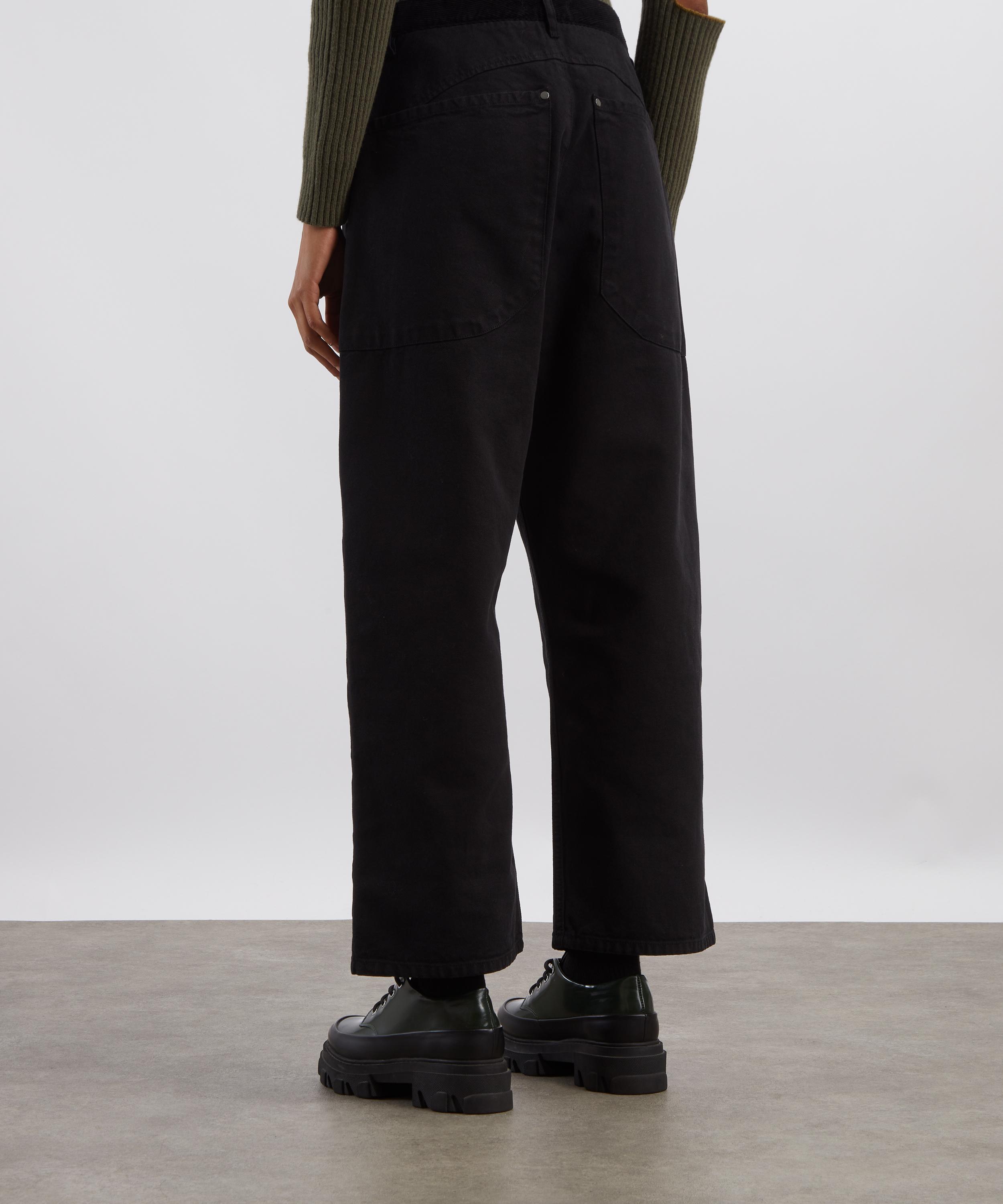 YMC - Needle High-Waist Straight-Leg Trousers image number 3