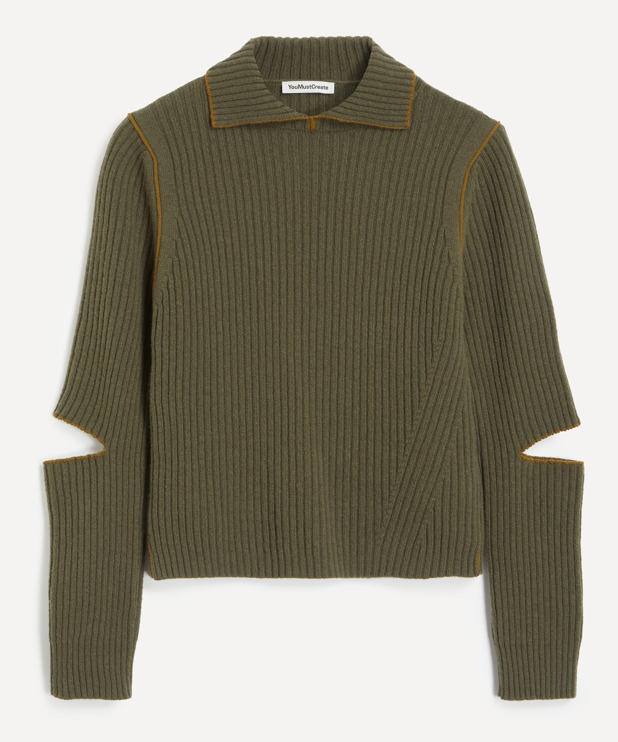 YMC - Peeka Ribbed Knit Jumper