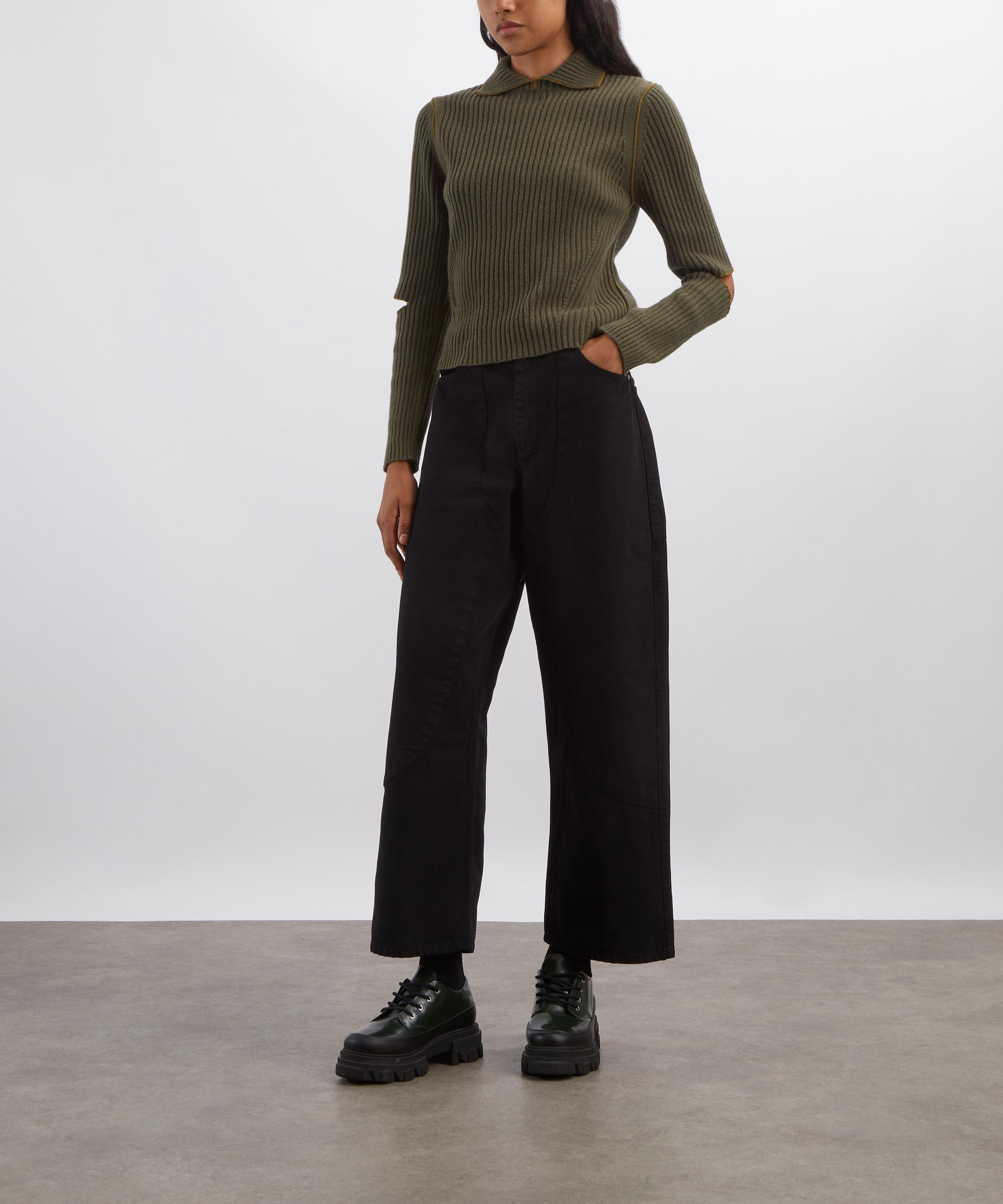 YMC - Peeka Ribbed Knit Jumper image number 1