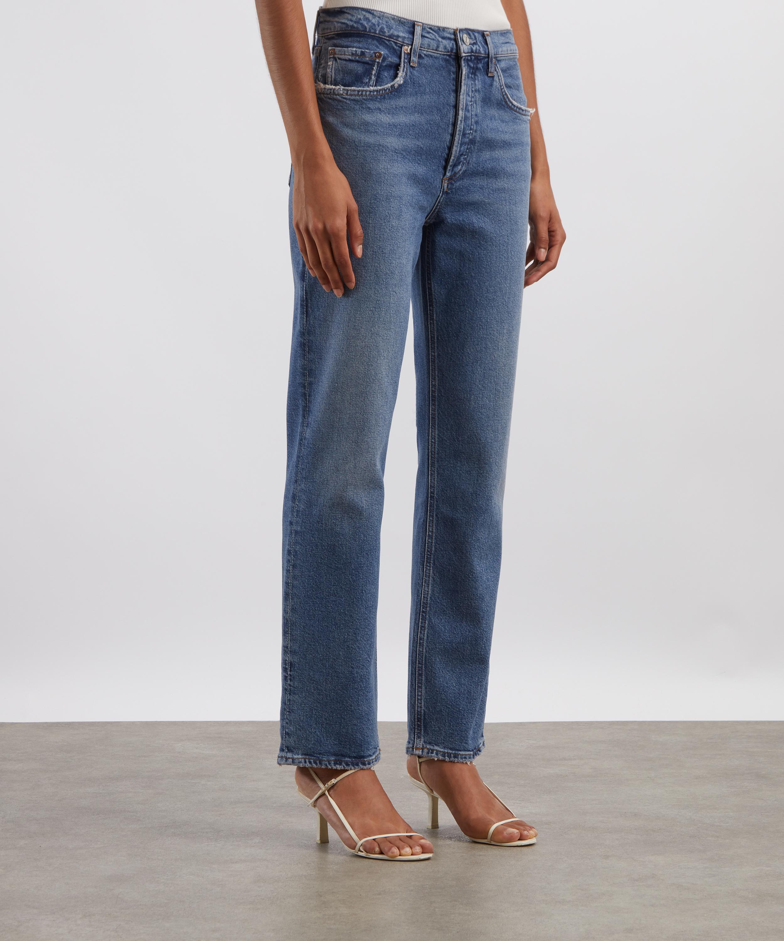 AGOLDE - Lana Straight-Leg Jeans in Waive image number 2