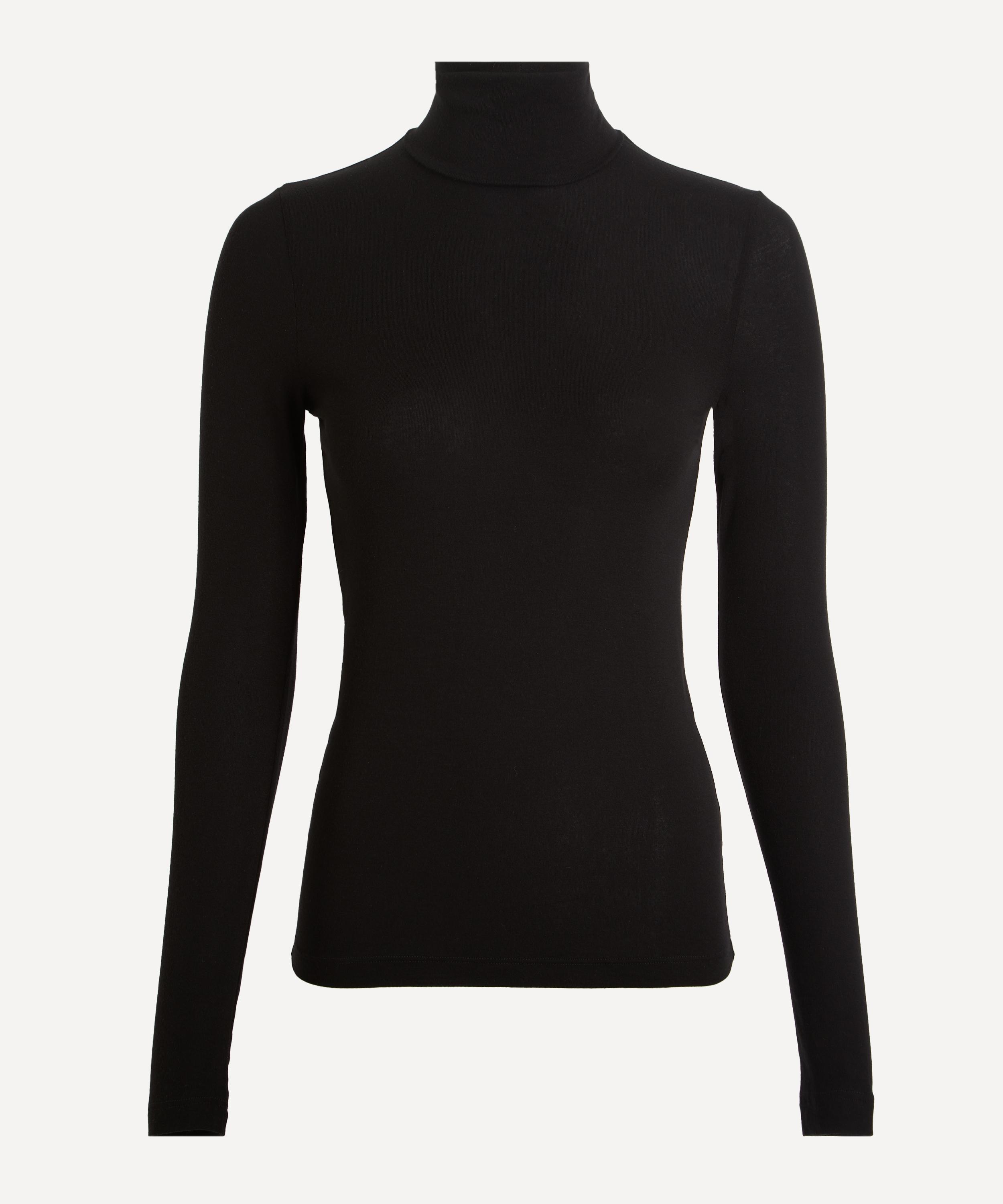 AGOLDE - Black Pascale Turtleneck Top image number 0