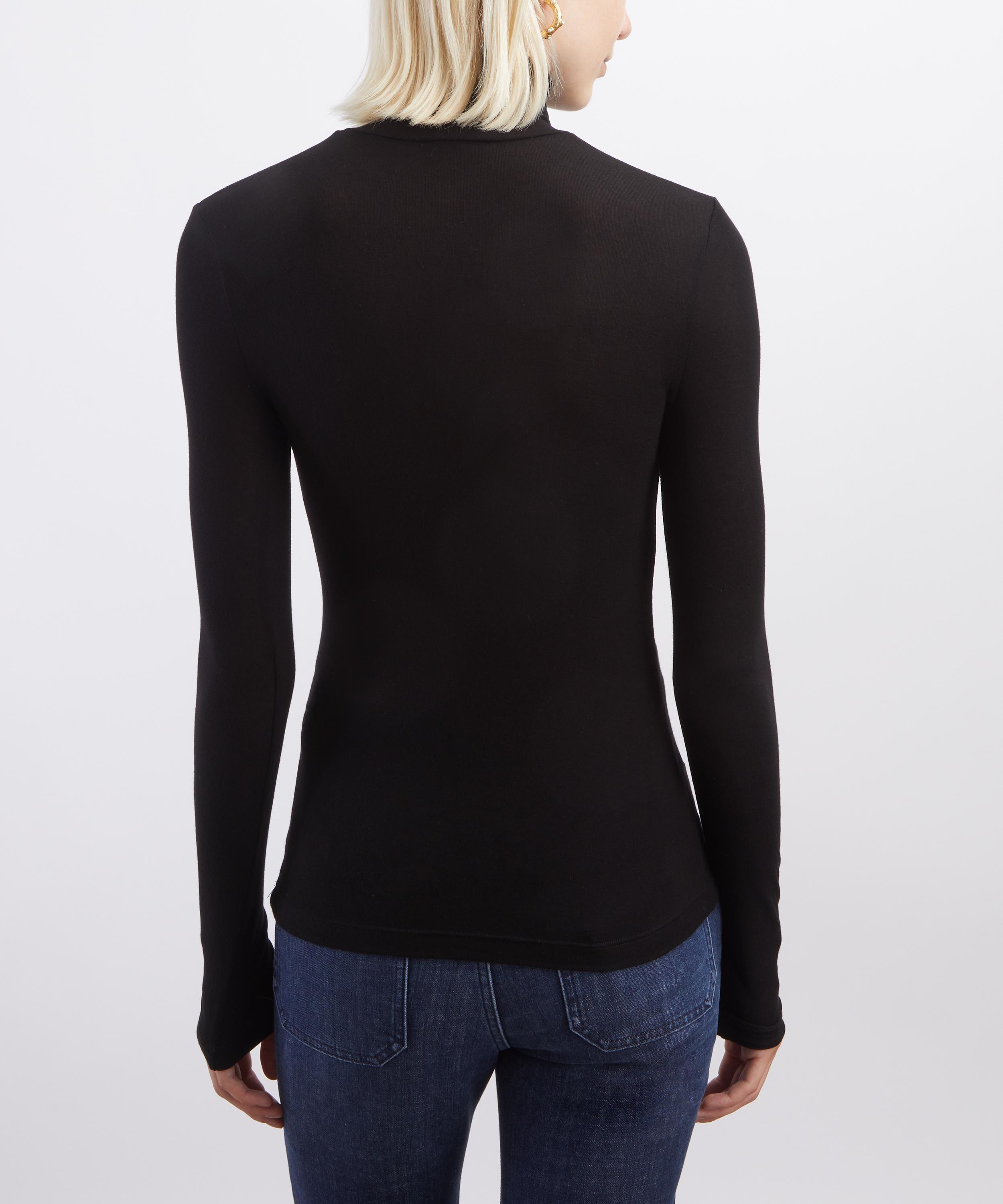 AGOLDE - Black Pascale Turtleneck Top image number 2