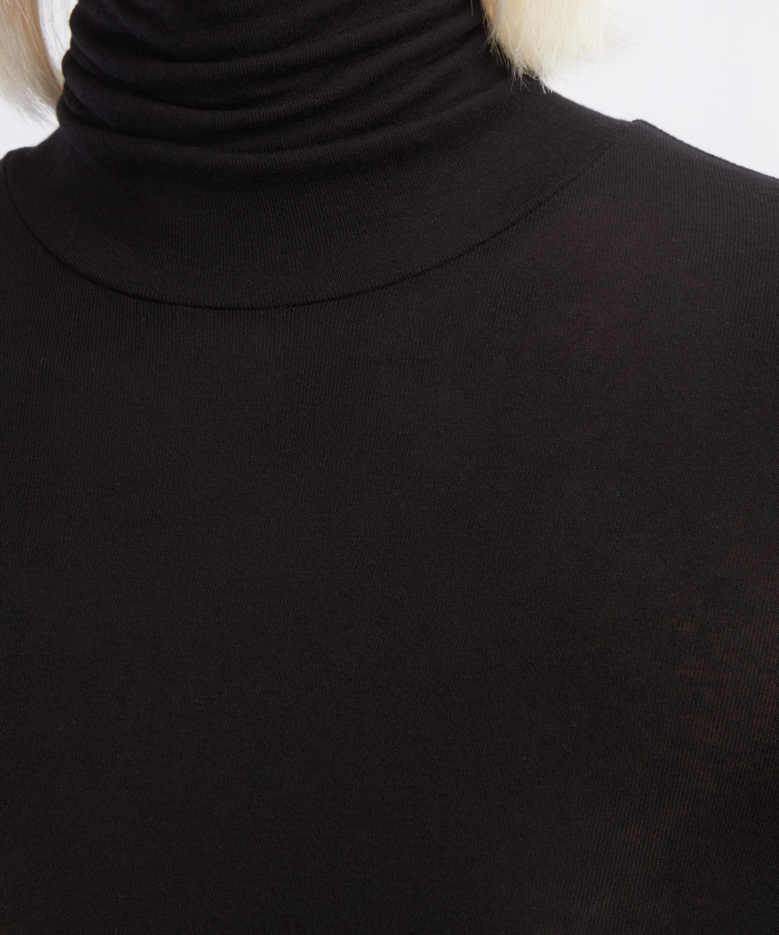 AGOLDE - Black Pascale Turtleneck Top image number 4