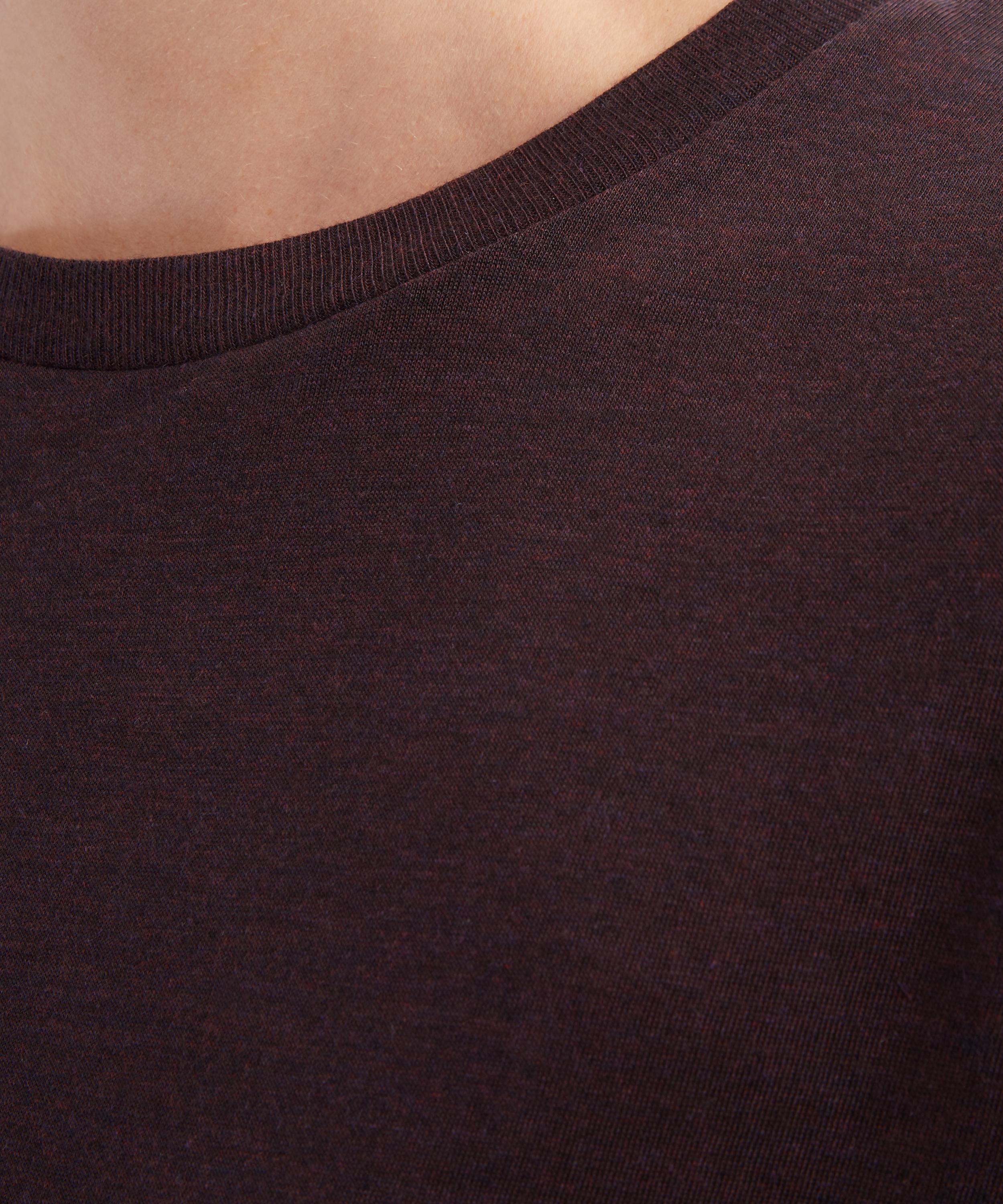 AGOLDE - Heather Plum Adine Shrunken T-Shirt image number 4