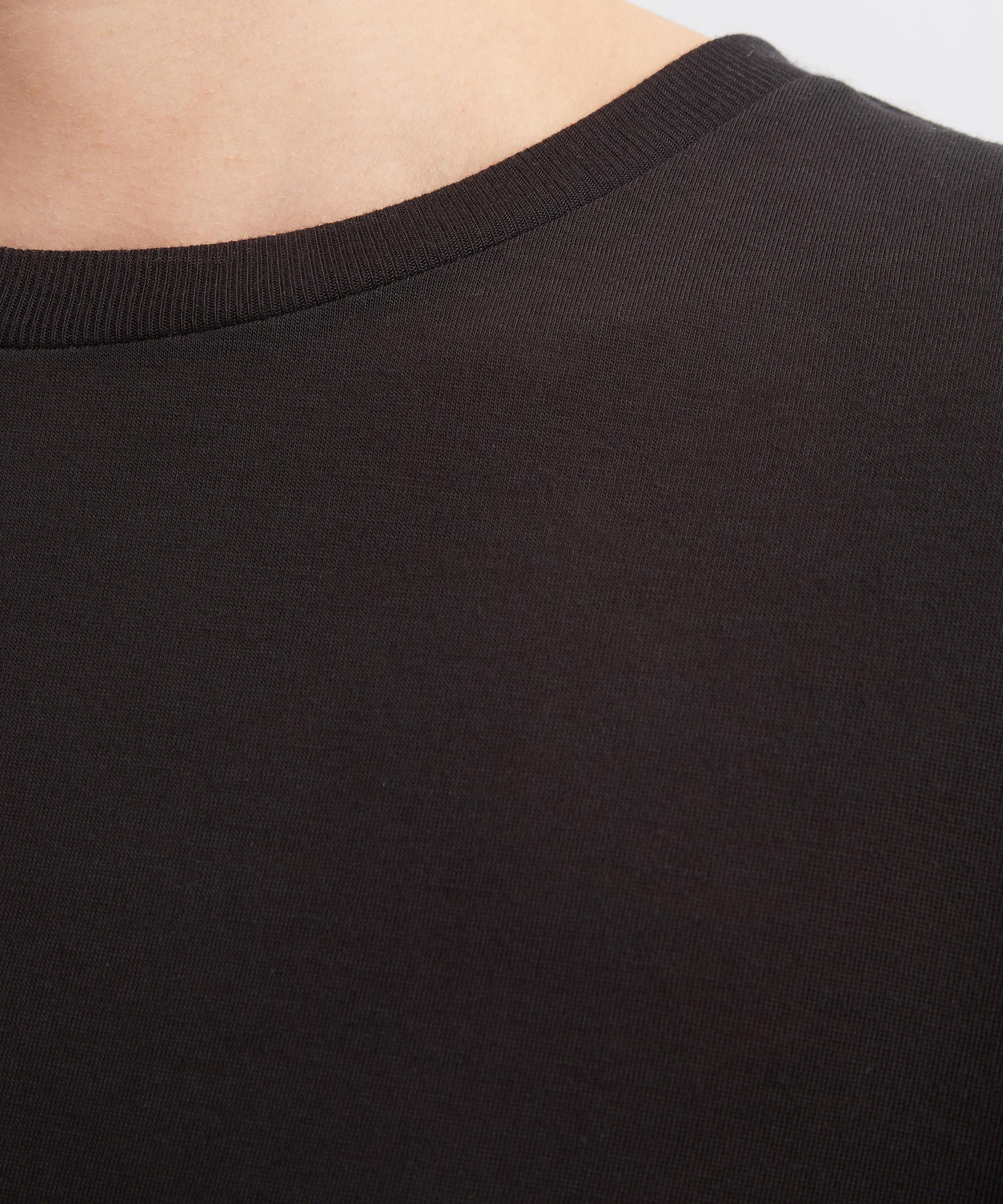 AGOLDE - Black Long Line Adine T-Shirt image number 4