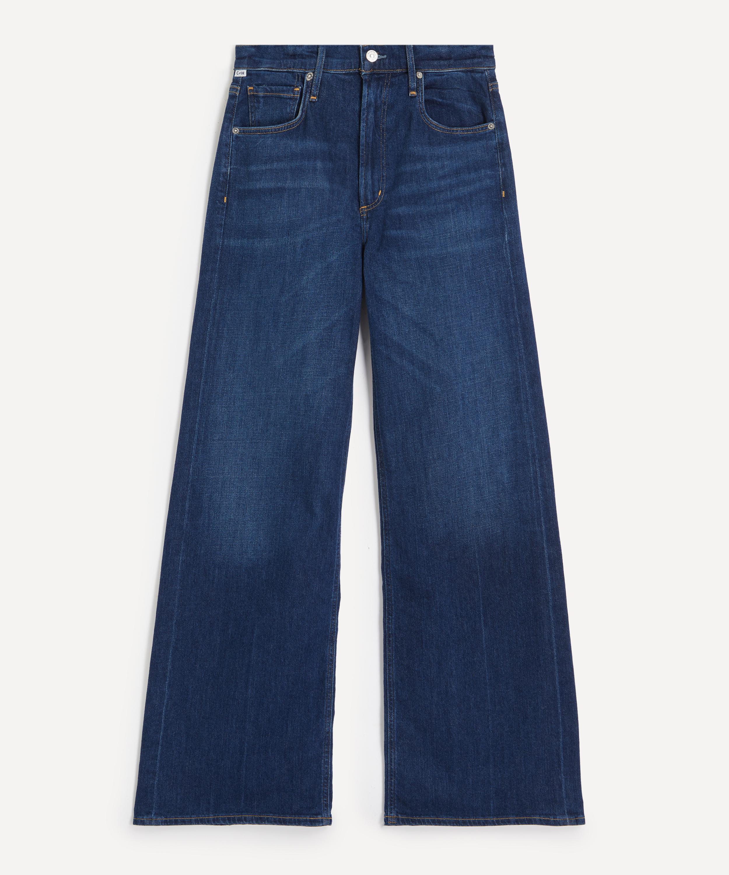 Citizens of Humanity - Lyra Long Wide-Leg Jeans in Elm