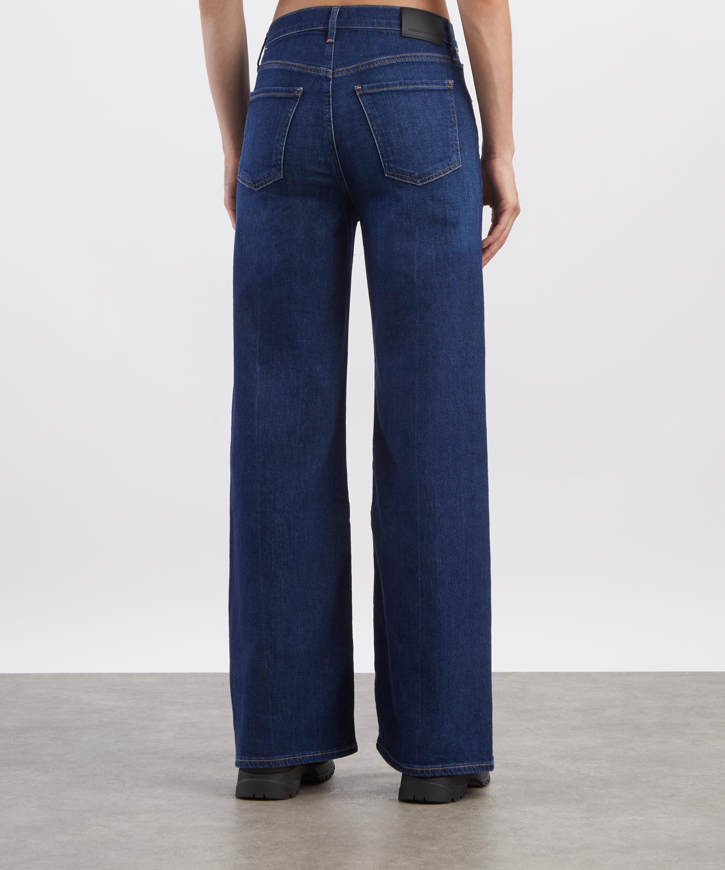 Citizens of Humanity - Lyra Long Wide-Leg Jeans in Elm image number 3