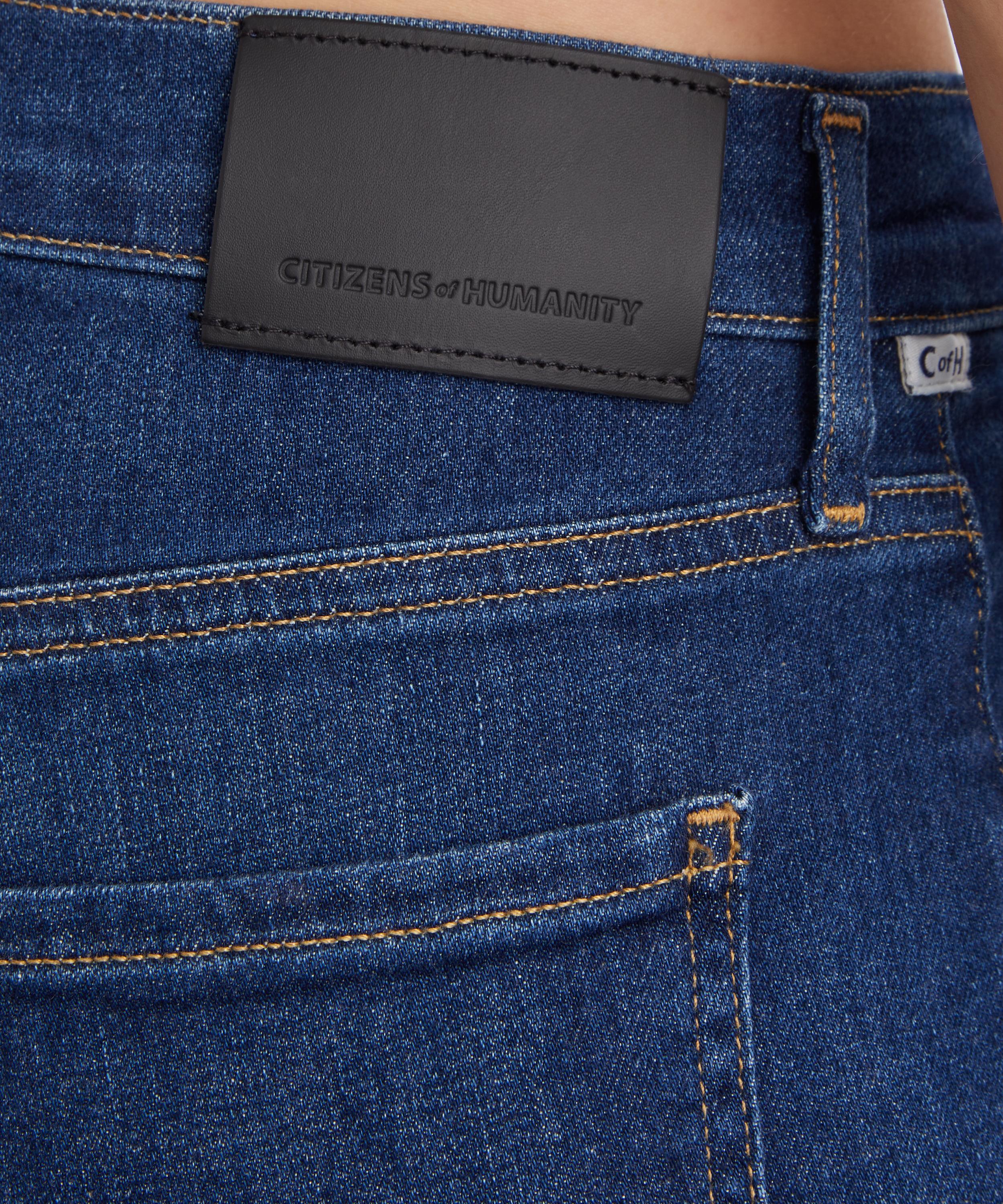Citizens of Humanity - Lyra Long Wide-Leg Jeans in Elm image number 4