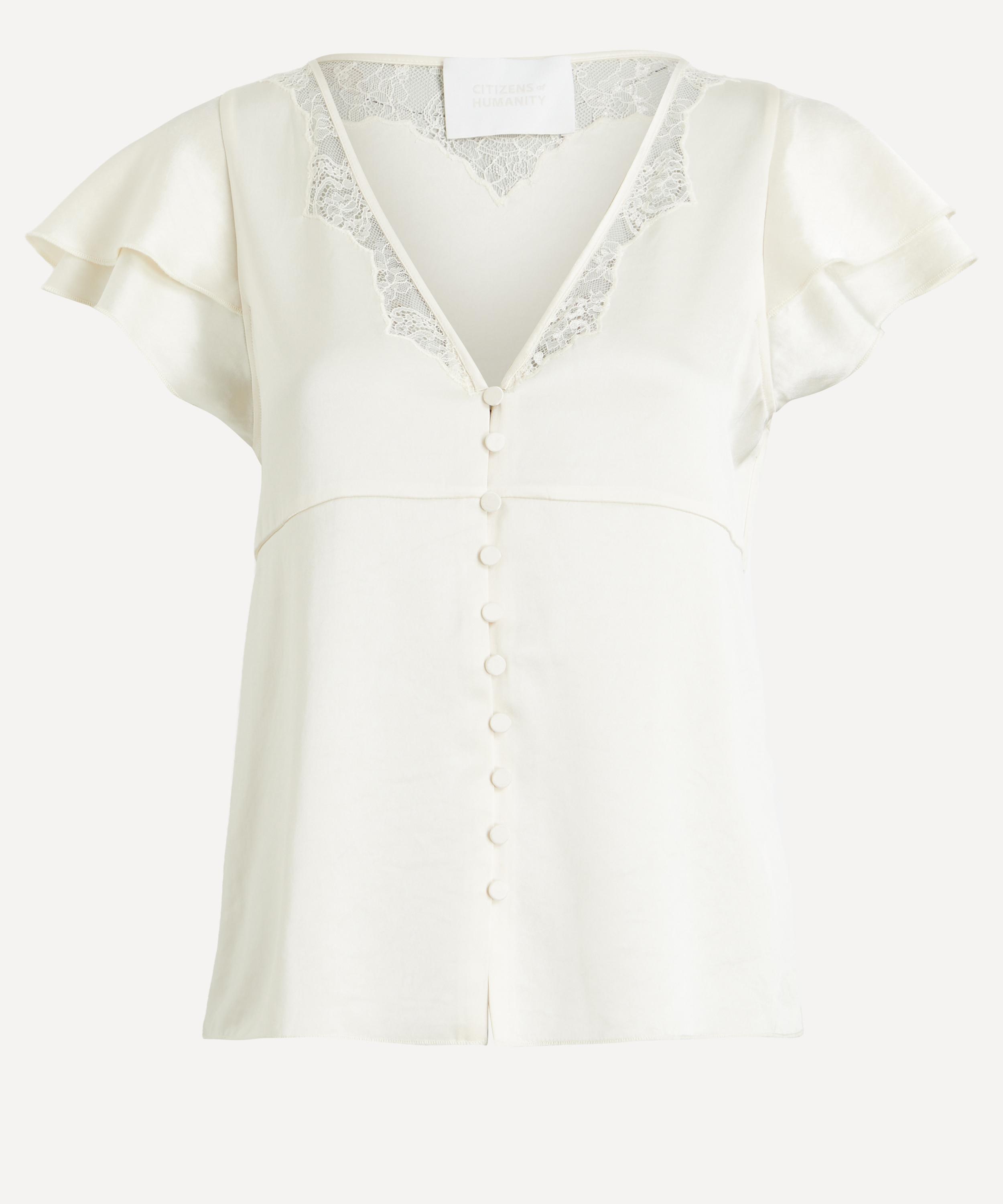 Citizens of Humanity - Lola Flutter Lace Sleeve Top image number 0