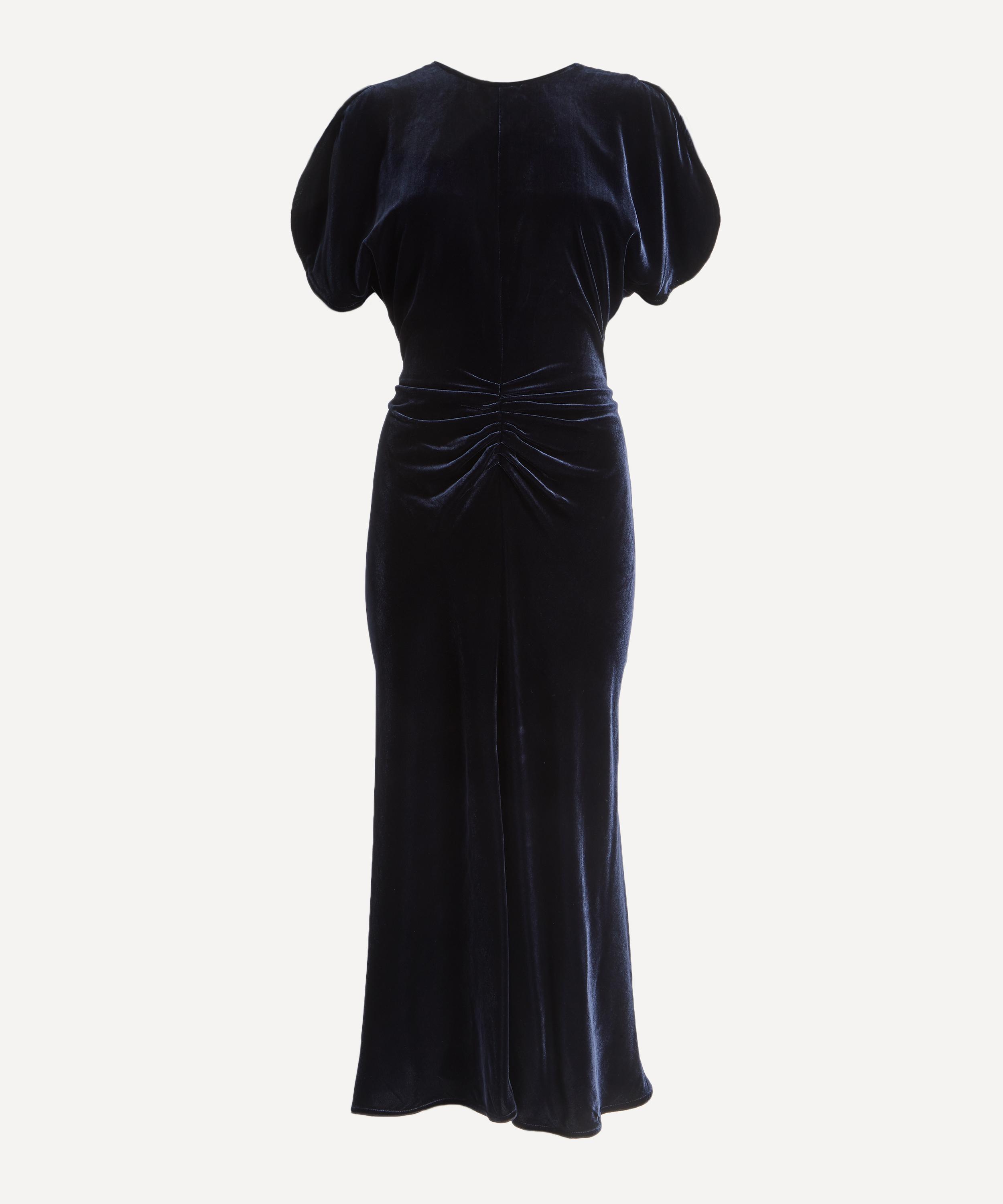 Victoria Beckham - Bela Velvet Midi Dress
