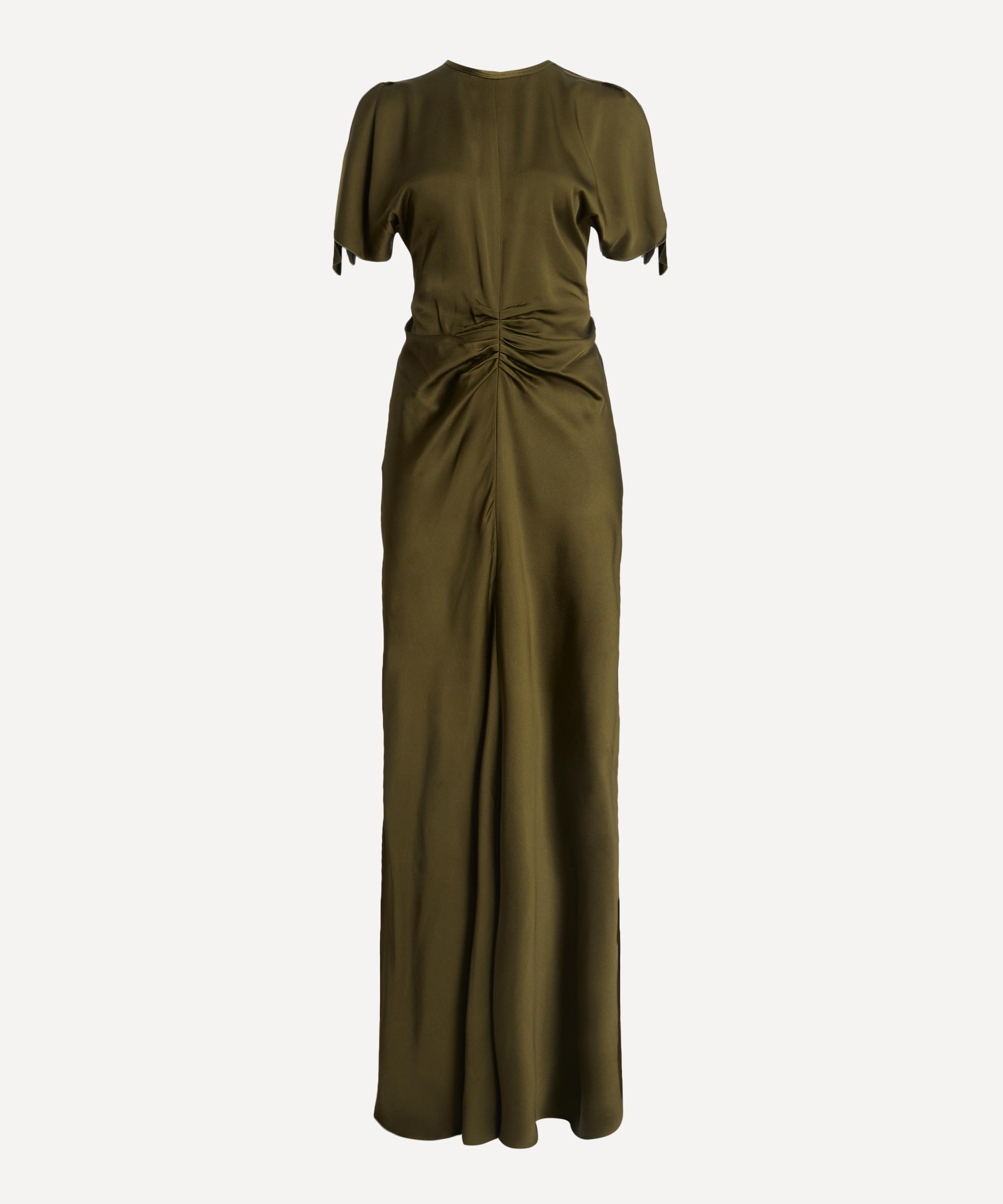 Victoria Beckham - Isabella Green Satin Gown