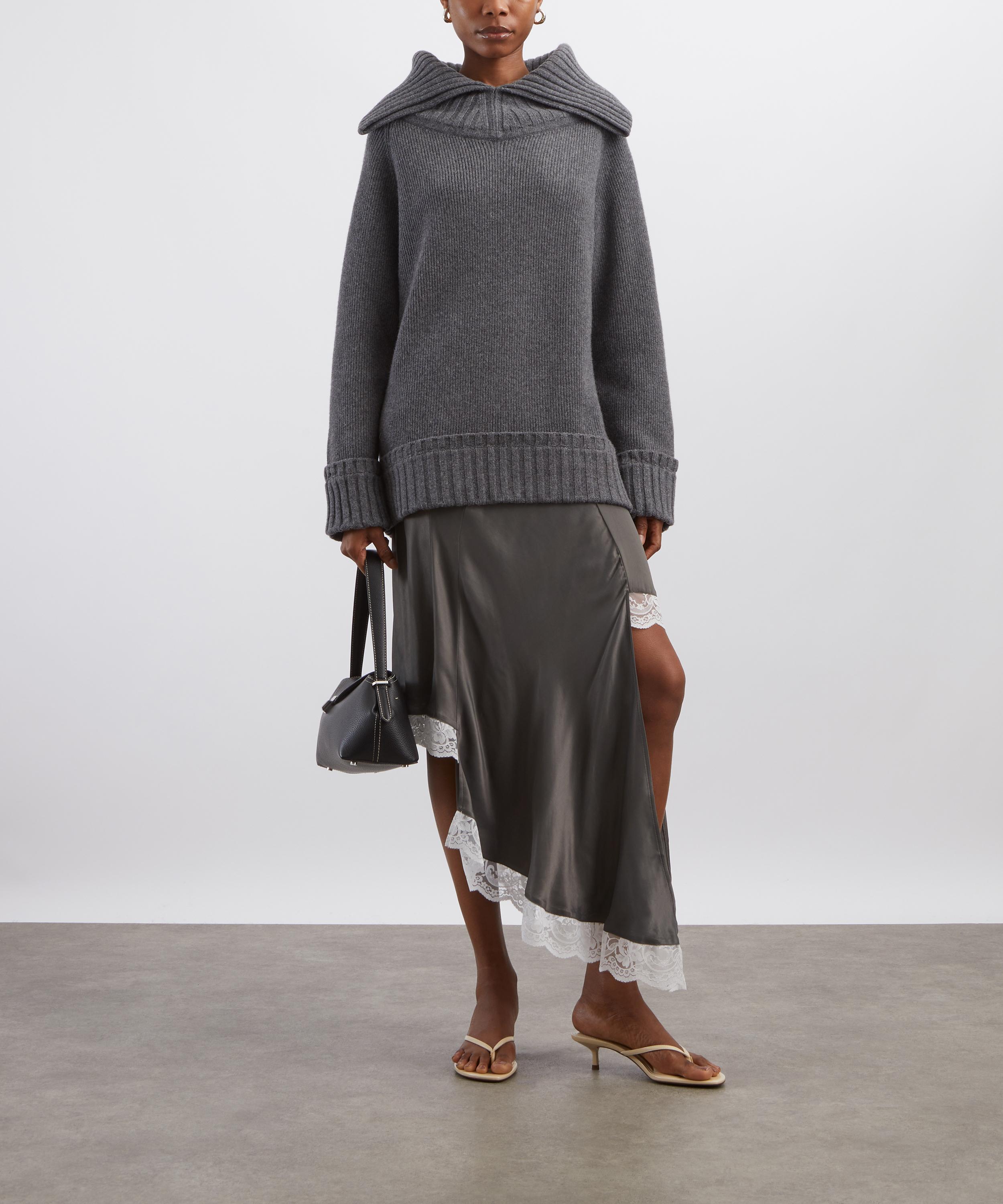 Victoria Beckham - Wide Collar Wool Jumper image number 1