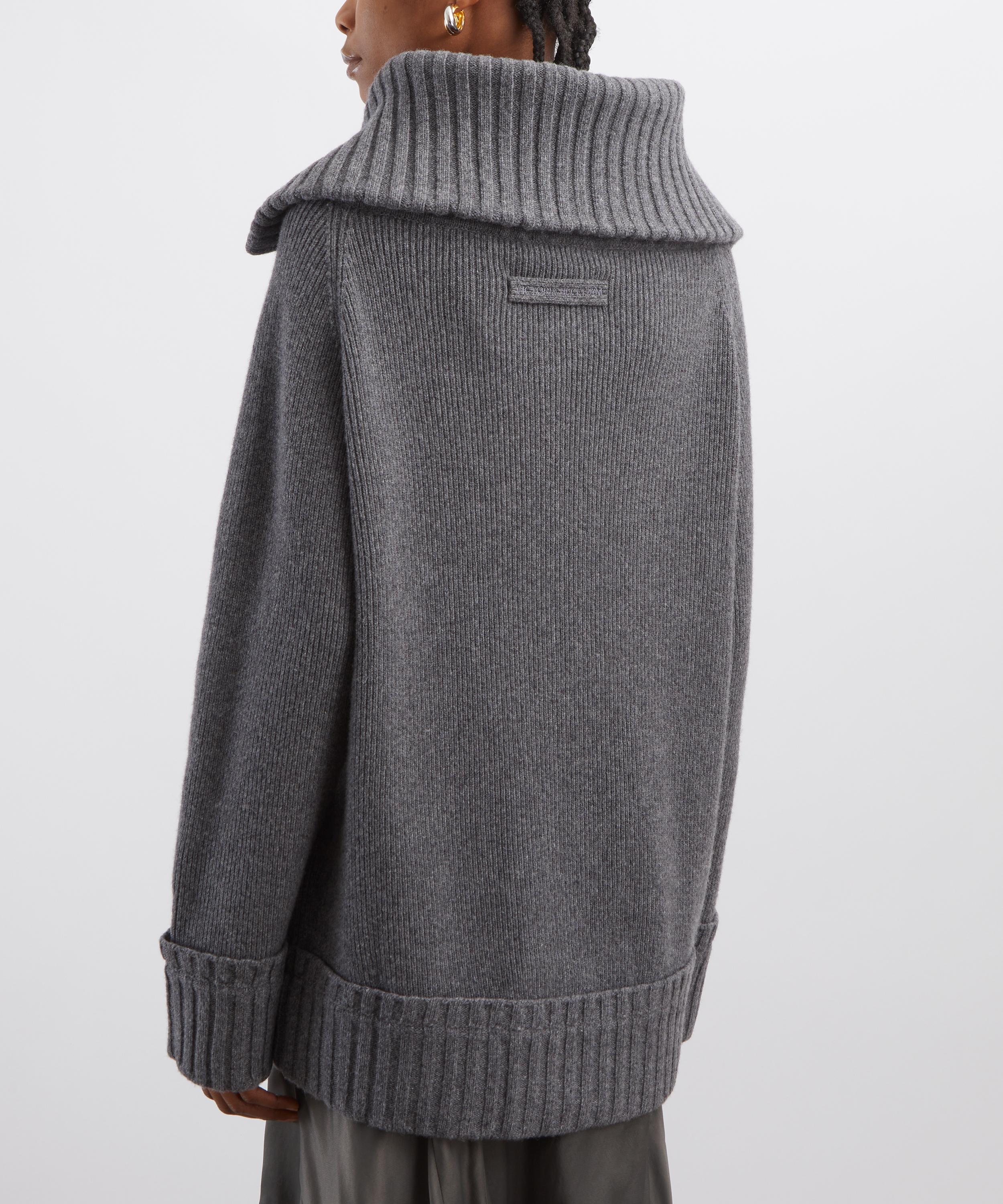 Victoria Beckham - Wide Collar Wool Jumper image number 3