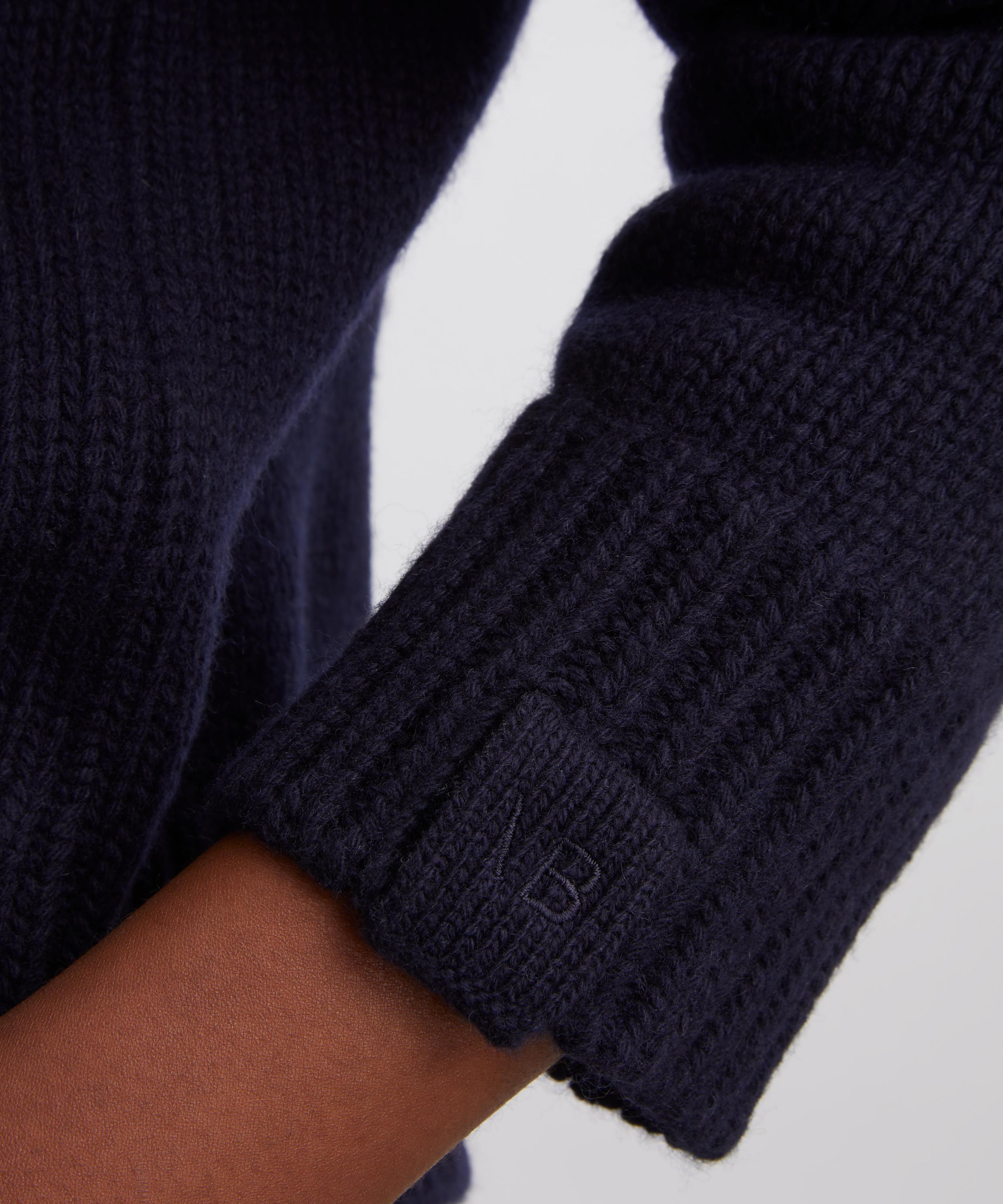 Victoria Beckham - Asymmetric Collar Wool Jumper image number 4