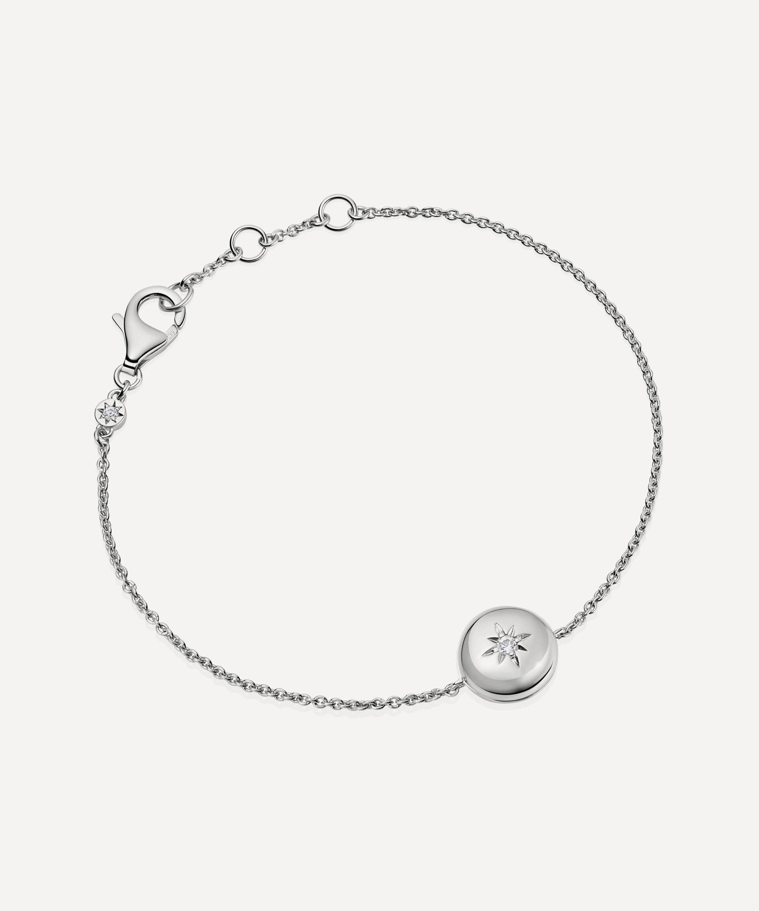 Astley Clarke - Silver Biography Locket Charm Bracelet