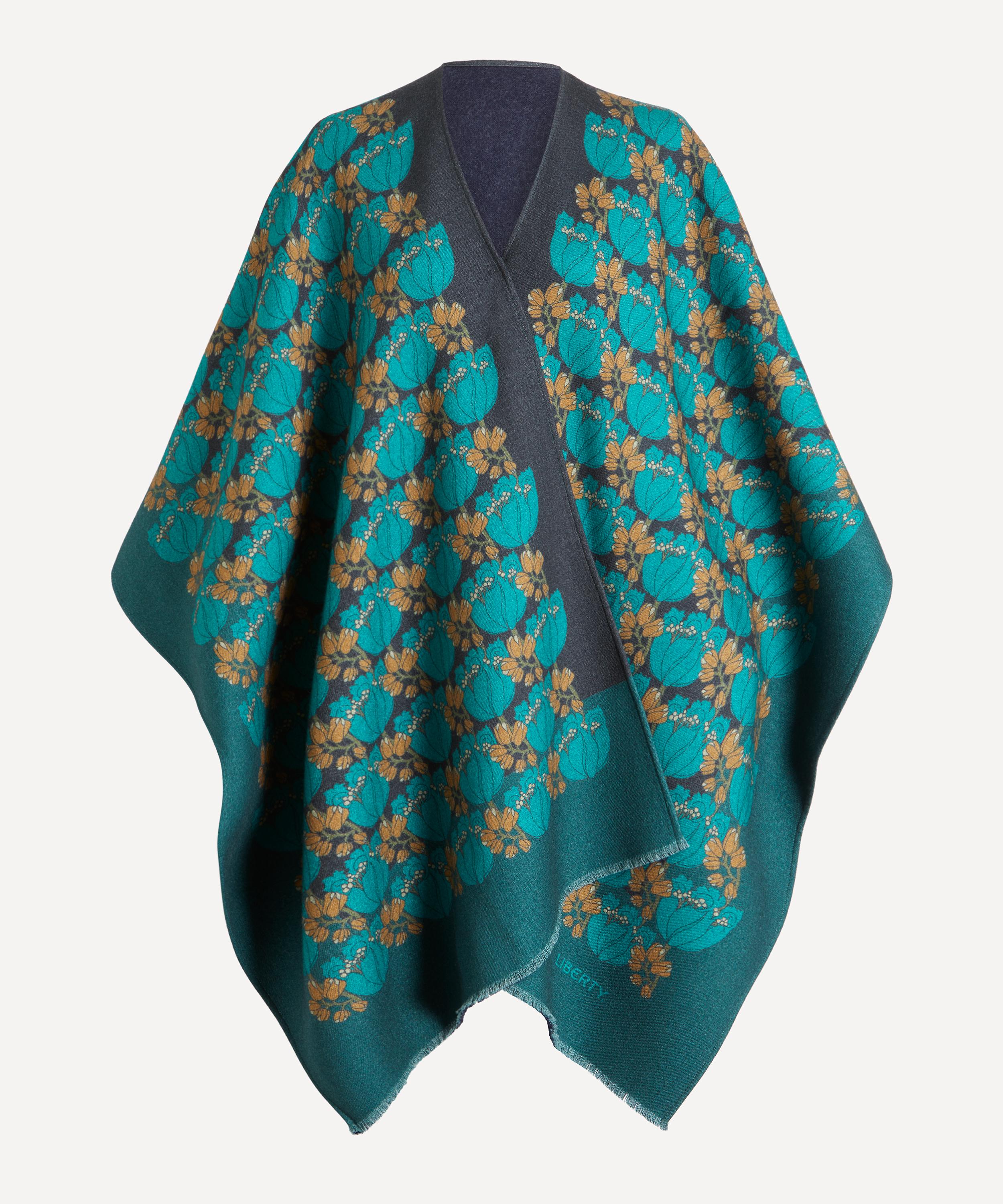 Liberty - Tudor Tulip 160x140 Wool Cape