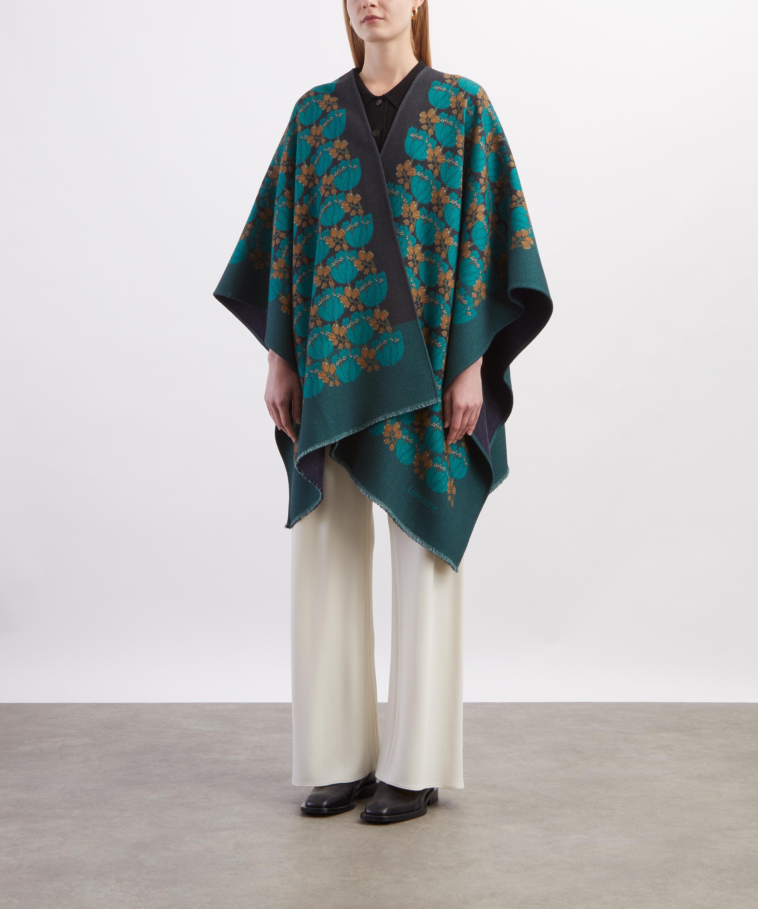 Liberty - Tudor Tulip 160x140 Wool Cape image number 2