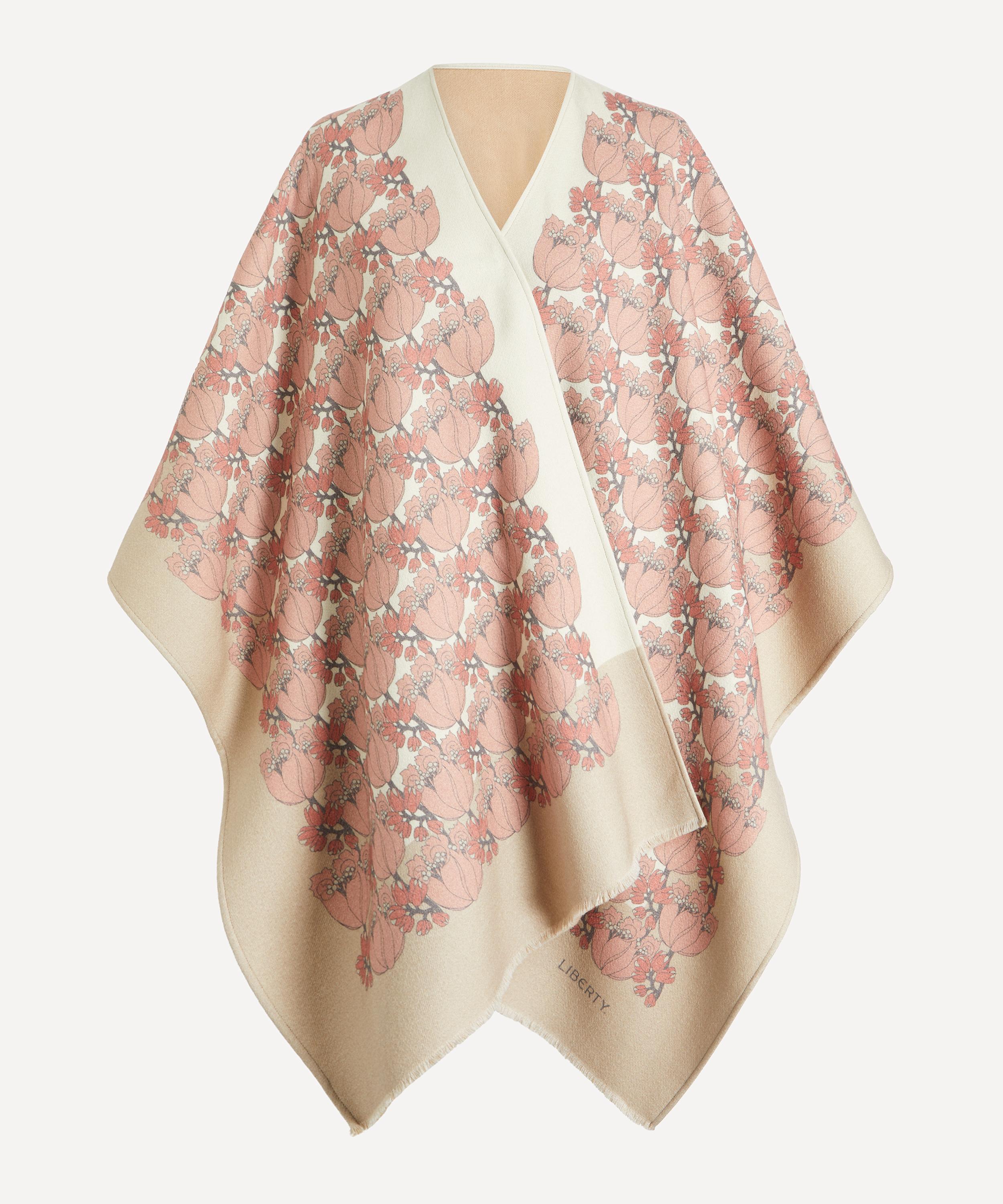 Liberty - Tudor Tulip 160x140 Wool Cape