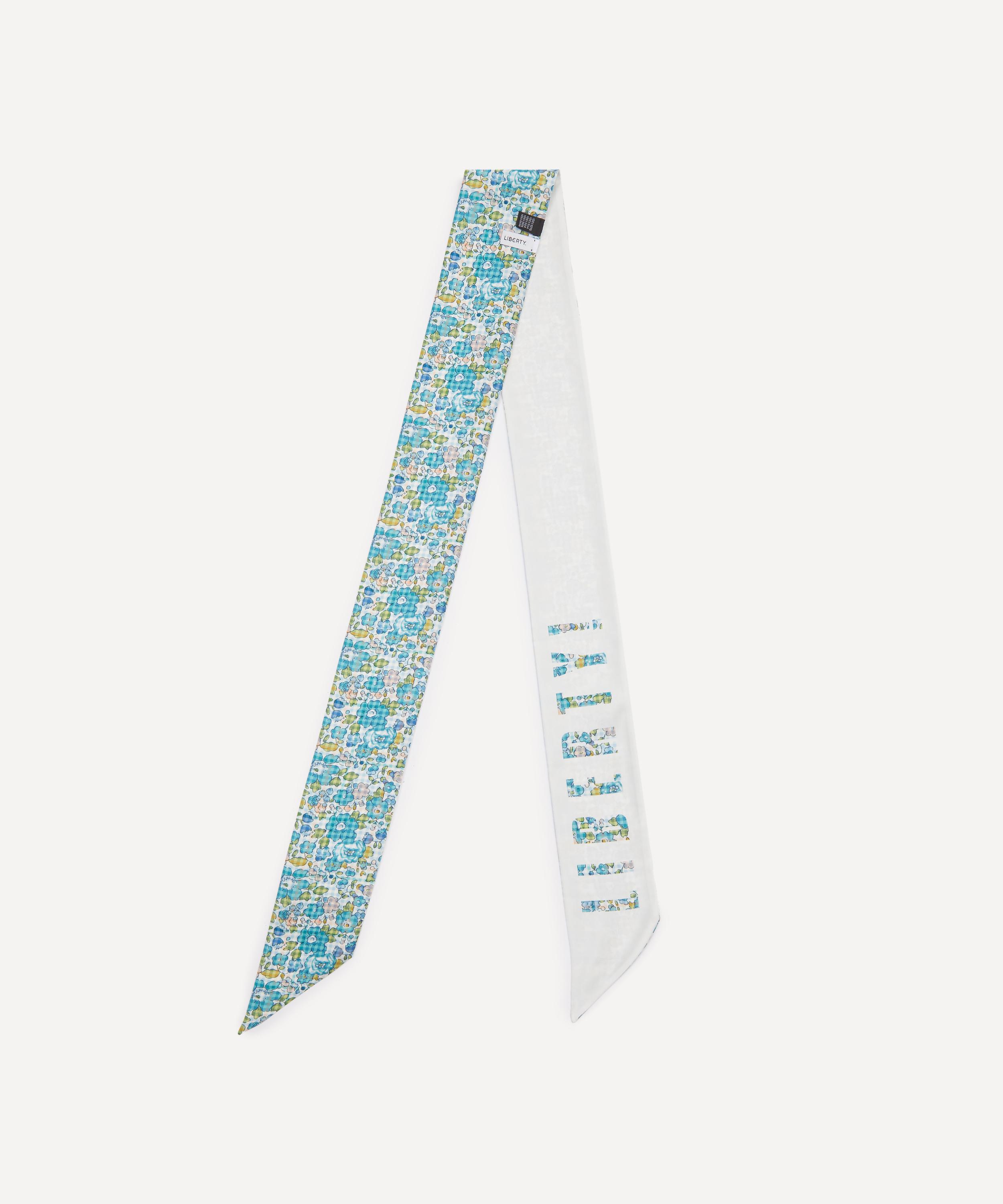 Liberty - Liberty Patchwork 8X160 Skinny Silk Scarf image number 2