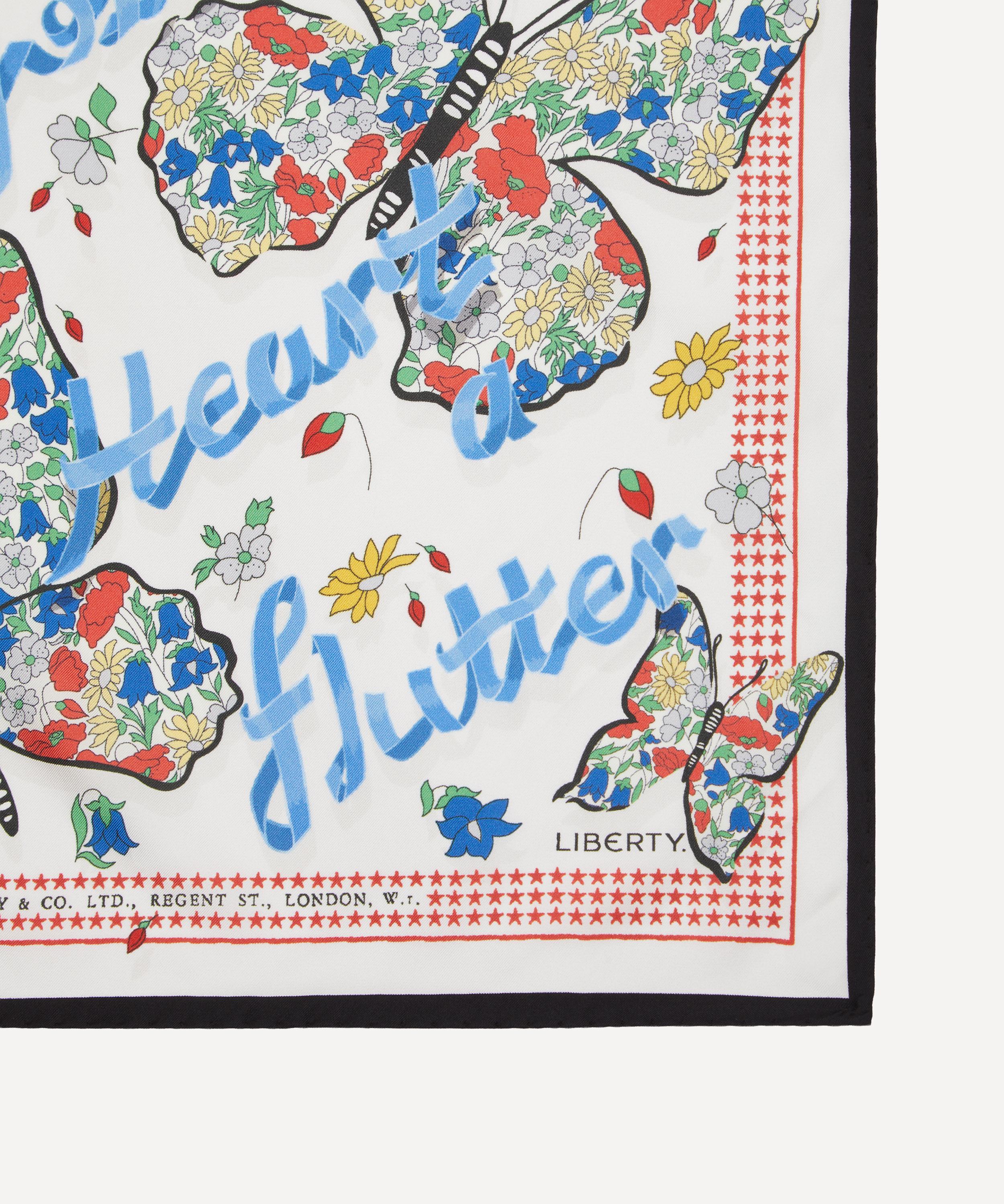 Liberty - Set Your Heart A Flutter Silk Scarf 45 image number 3