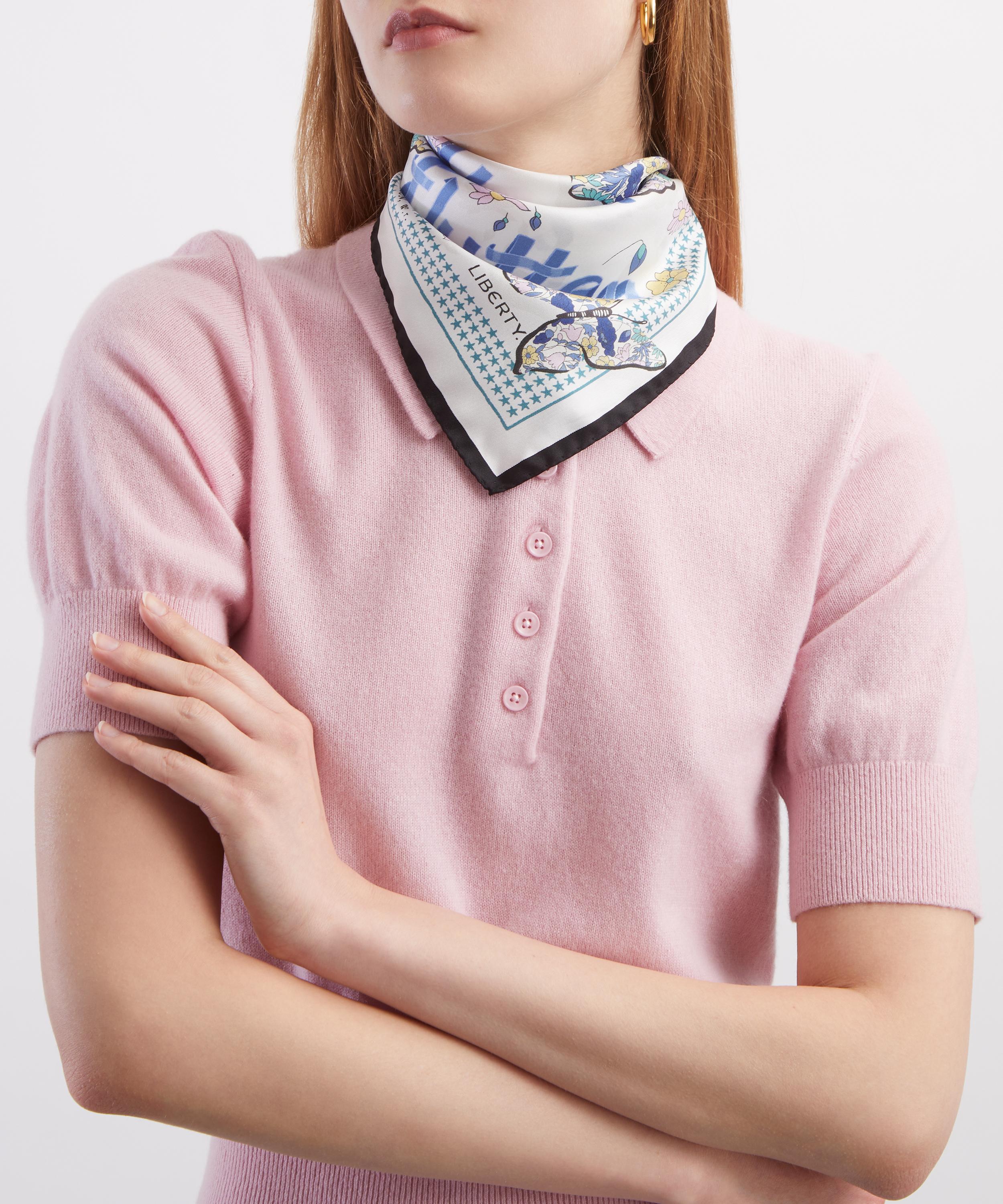 Liberty - Set Your Heart A Flutter Silk Scarf 45 image number 1