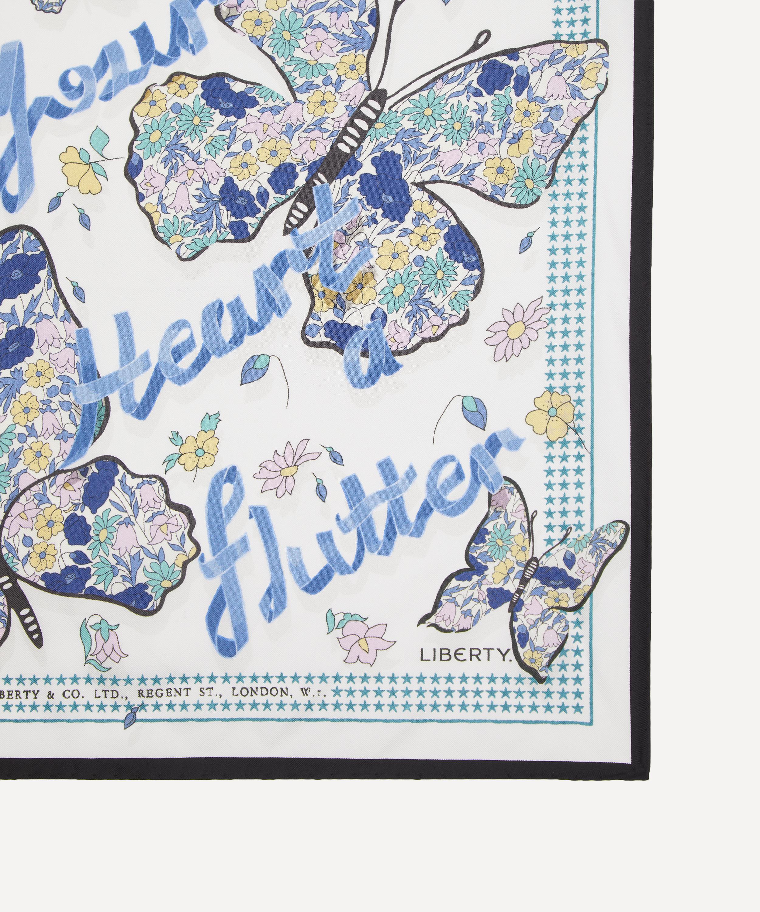 Liberty - Set Your Heart A Flutter Silk Scarf 45 image number 3
