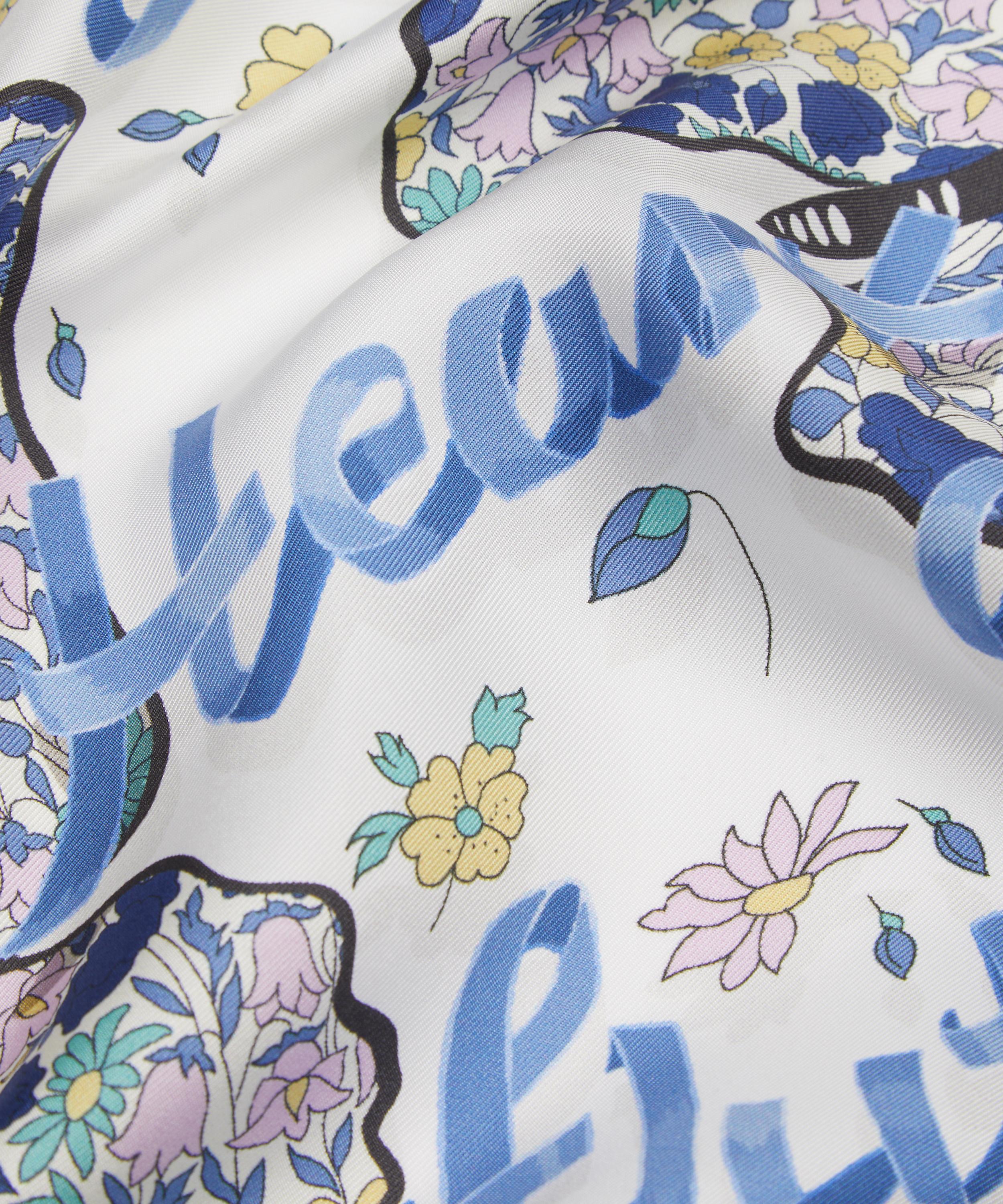Liberty - Set Your Heart A Flutter Silk Scarf 45 image number 4