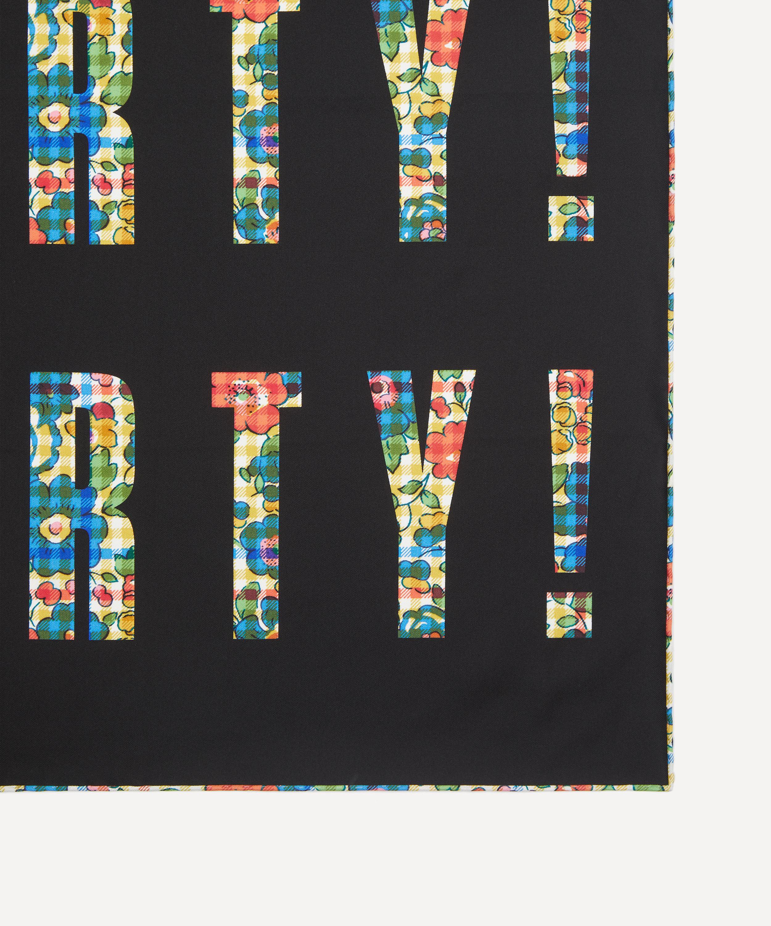 Liberty - Liberty Patchwork Silk Scarf 70 image number 3